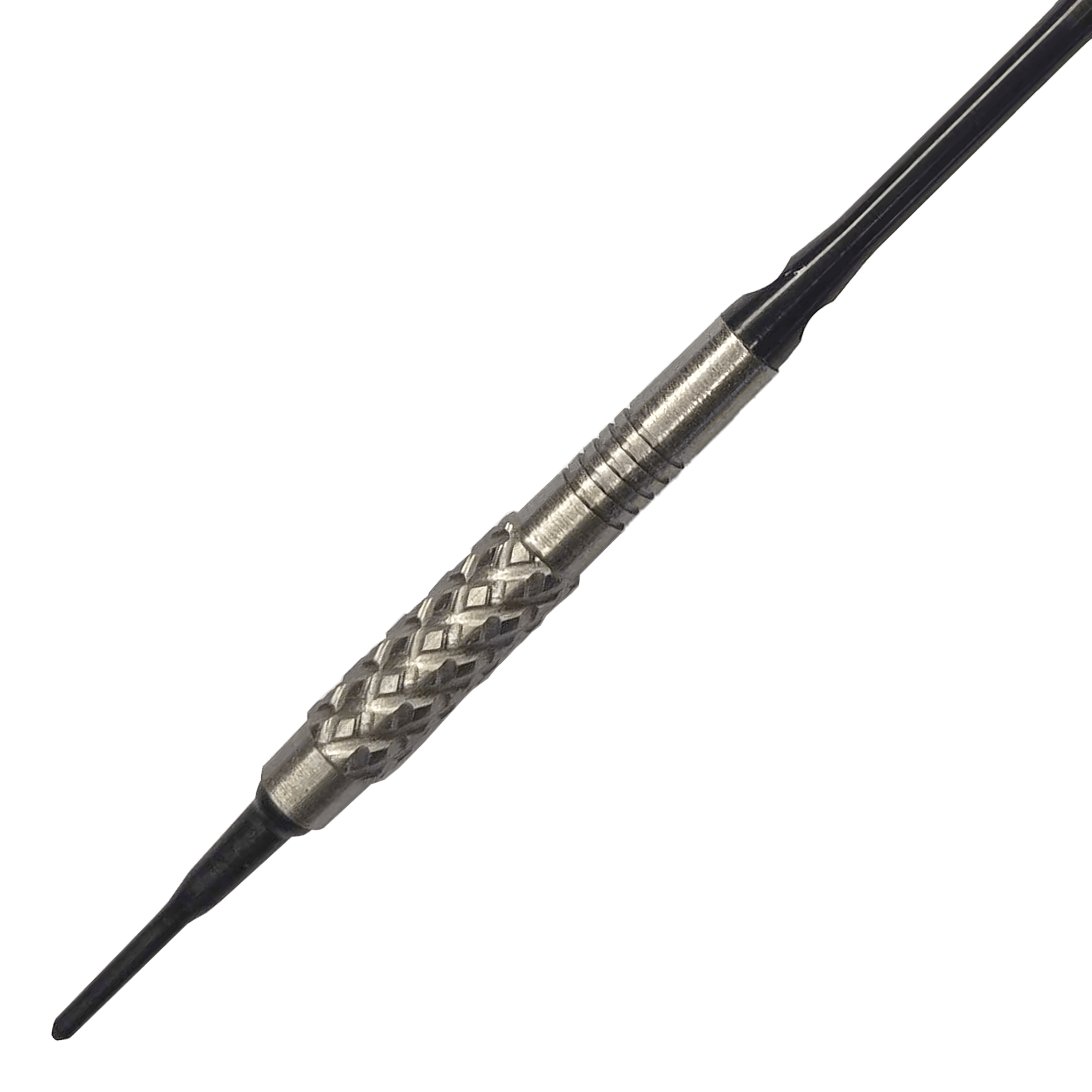 Freccette morbide McDart 85 Tungsten V4 - 16 g Dies ist ein McDart 85er Tungsten V4 Softdart mit einem Gewicht von 16g. Der Dartpfeil hat eine silberne, gerändelte Griffzone für besseren Halt.