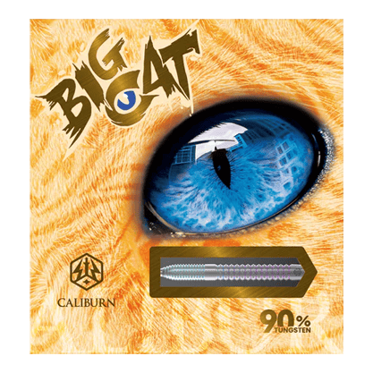 Frecce in acciaio Caliburn Big Cats Ocelot Caliburn Big Cats Ozelot Steeldarts mit einem Gewicht von 23g. Das Bild zeigt die Steeldarts aus einer anderen Perspektive.
