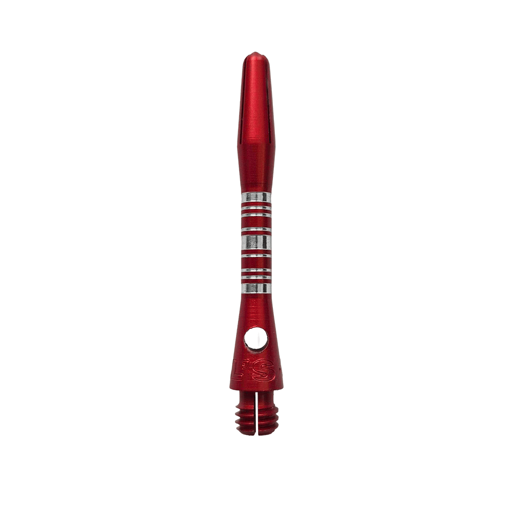 Bulls NL Supra Aluminium Shafts in Rot mit einer Länge von 34 mm. Das Produkt ist ein hochwertiger Aluminiumschaft für Dartpfeile.