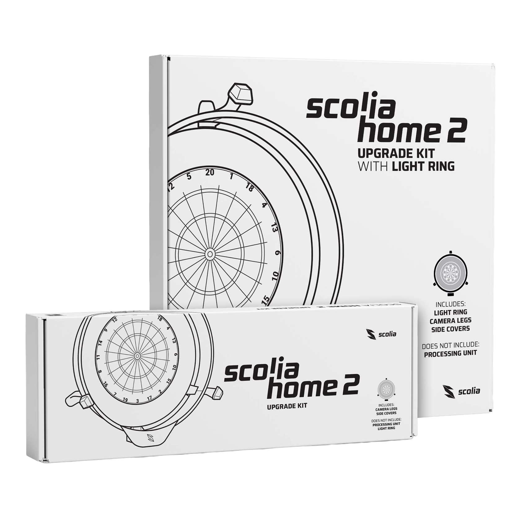 Kit di aggiornamento Scolia Home 2 Das Bild zeigt das Scolia Home 2 Upgrade-Kit. Dieses Produkt ist ein Erweiterungsset für das Scolia Home-System.
