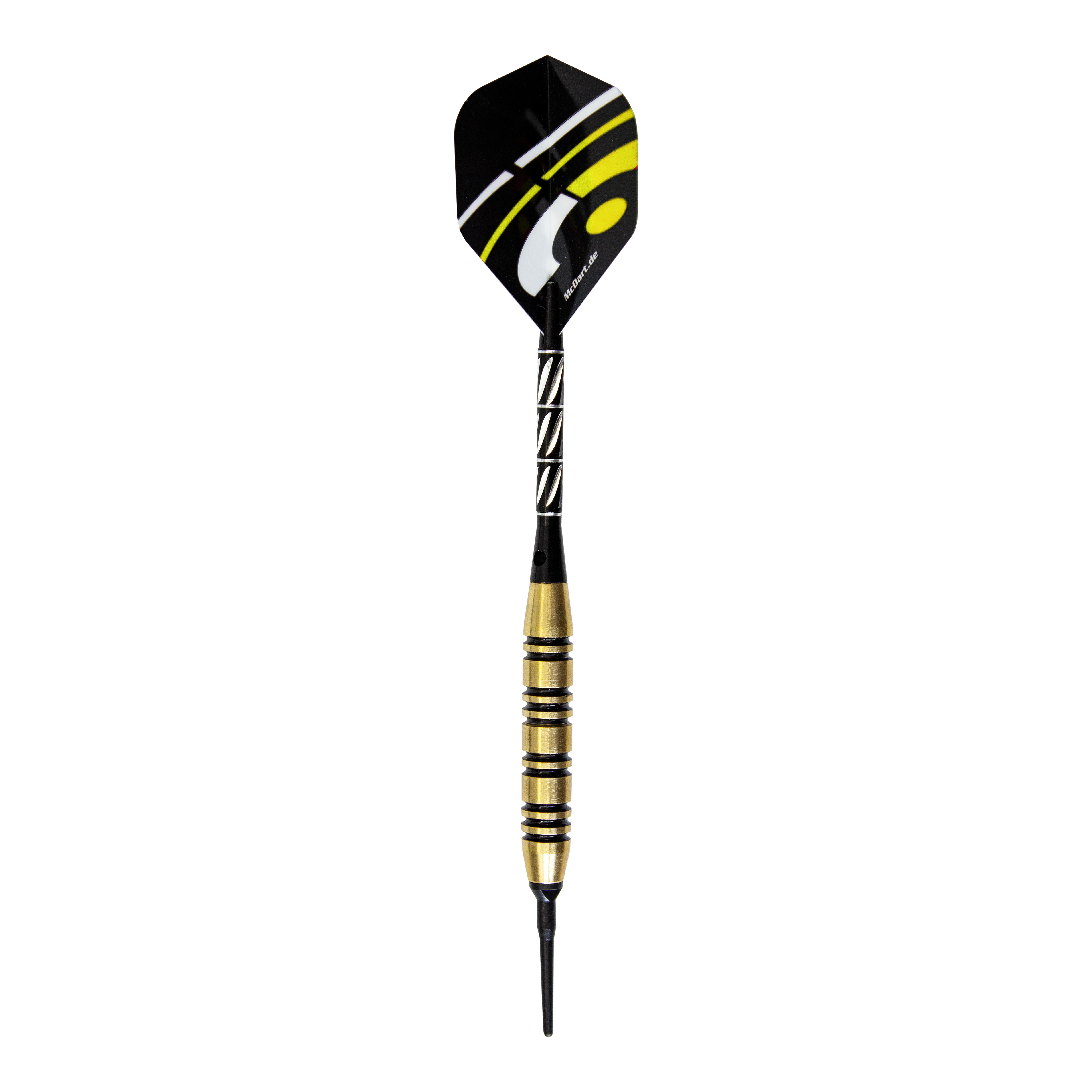 McDart Black Stripe Brass Softdarts - 17g