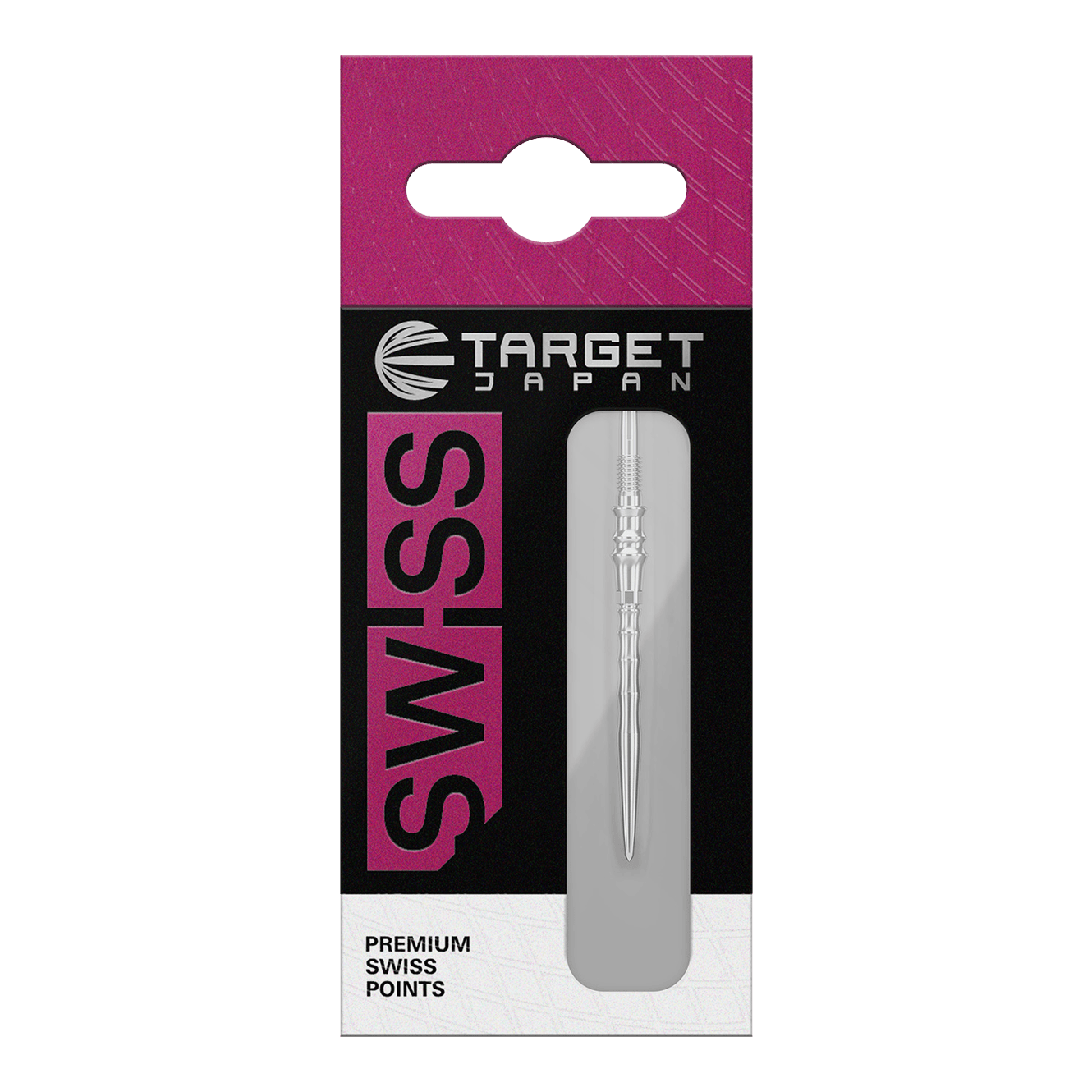 Punte per freccette Target Japan Premium Swiss Point - Argento Hier sind die Target Japan Premium Swiss Point Dartspitzen in Silber abgebildet. Sie eignen sich für präzises und sicheres Spielen.