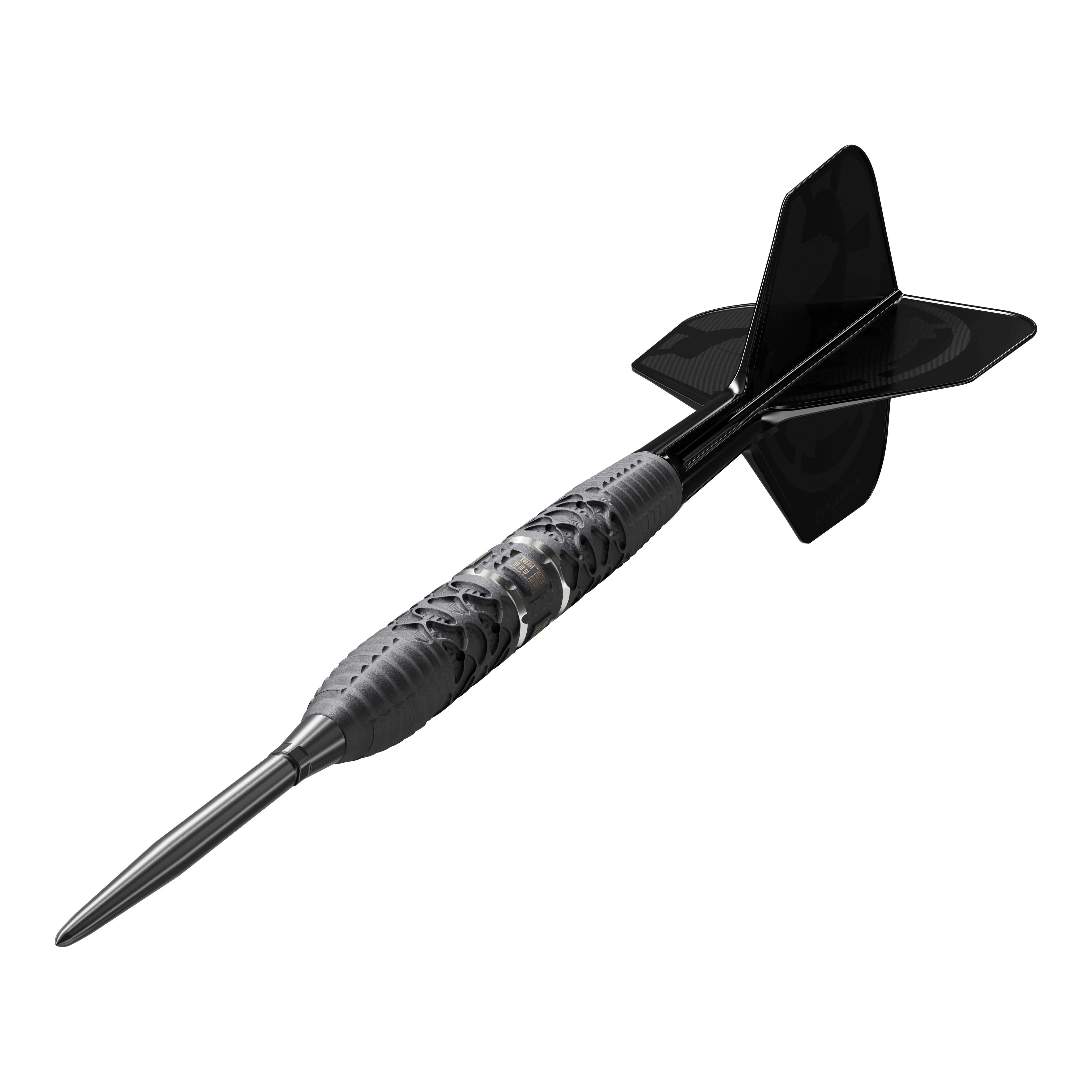 Dieses Foto zeigt die Target Star Wars Darth Vader 95 Swiss Point Steeldarts. Das Produkt trägt ein Darth Vader Motiv und stammt aus der Star Wars Kollektion.
