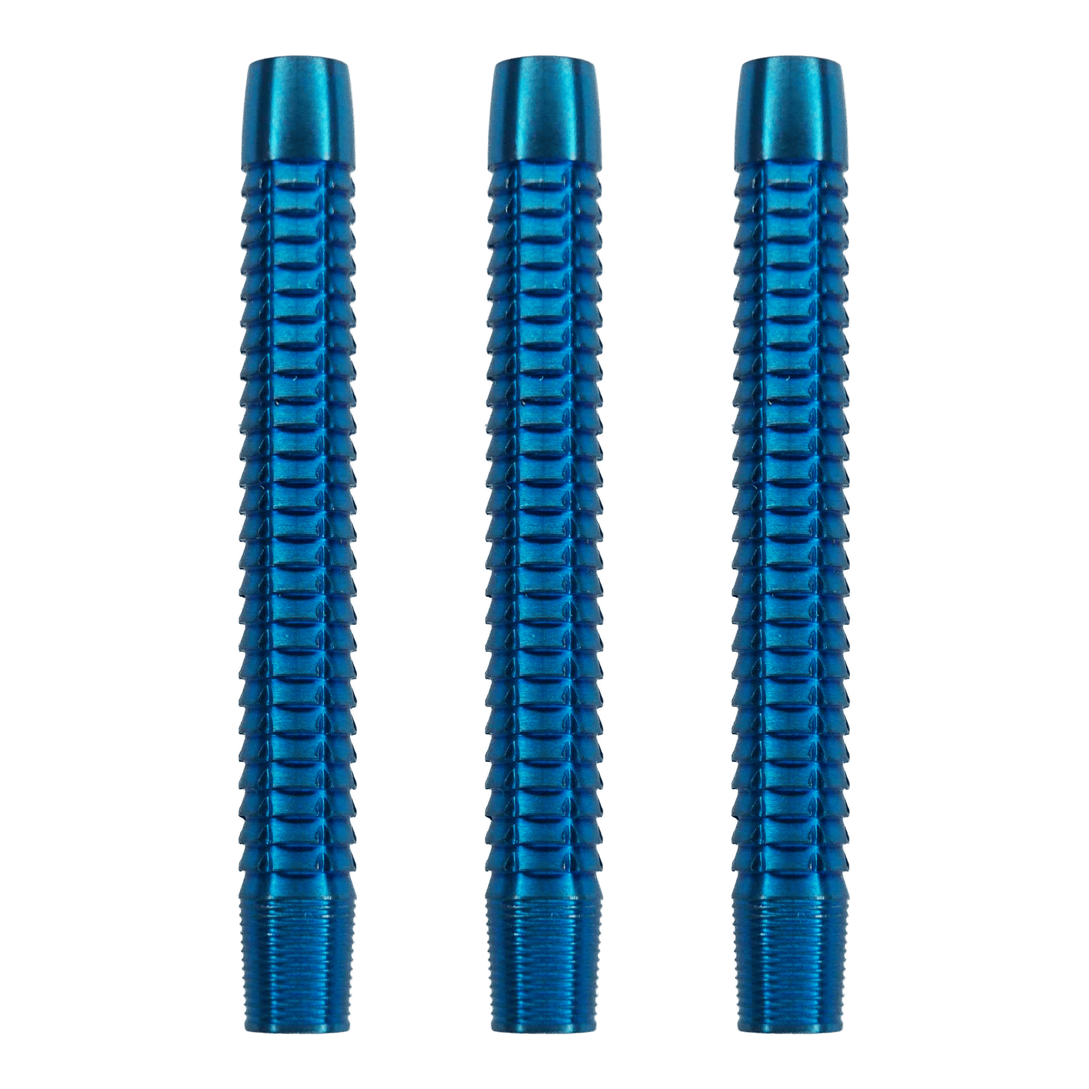 Das Bild zeigt ein Softdart-Barrel-Produkt. Vermutlich handelt es sich um das Modell MC66-22-24 McDart Blue Sky Softdart Barrels.