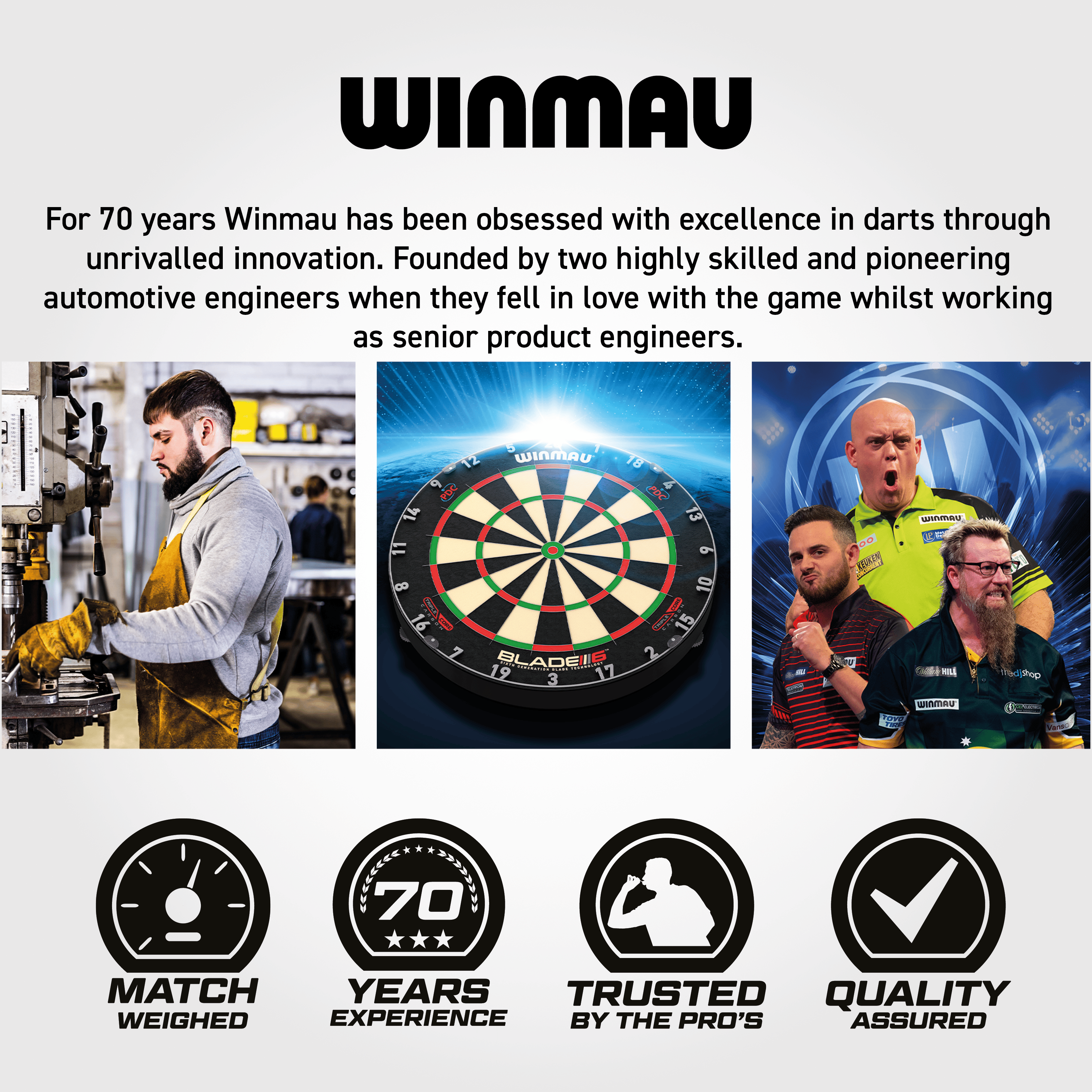 Bersaglio per freccette in acciaio equalizzatore Winmau Abgebildet ist das Winmau Equalizer Steeldartboard. Das Dartboard eignet sich ideal für intensives Training und Spiele.