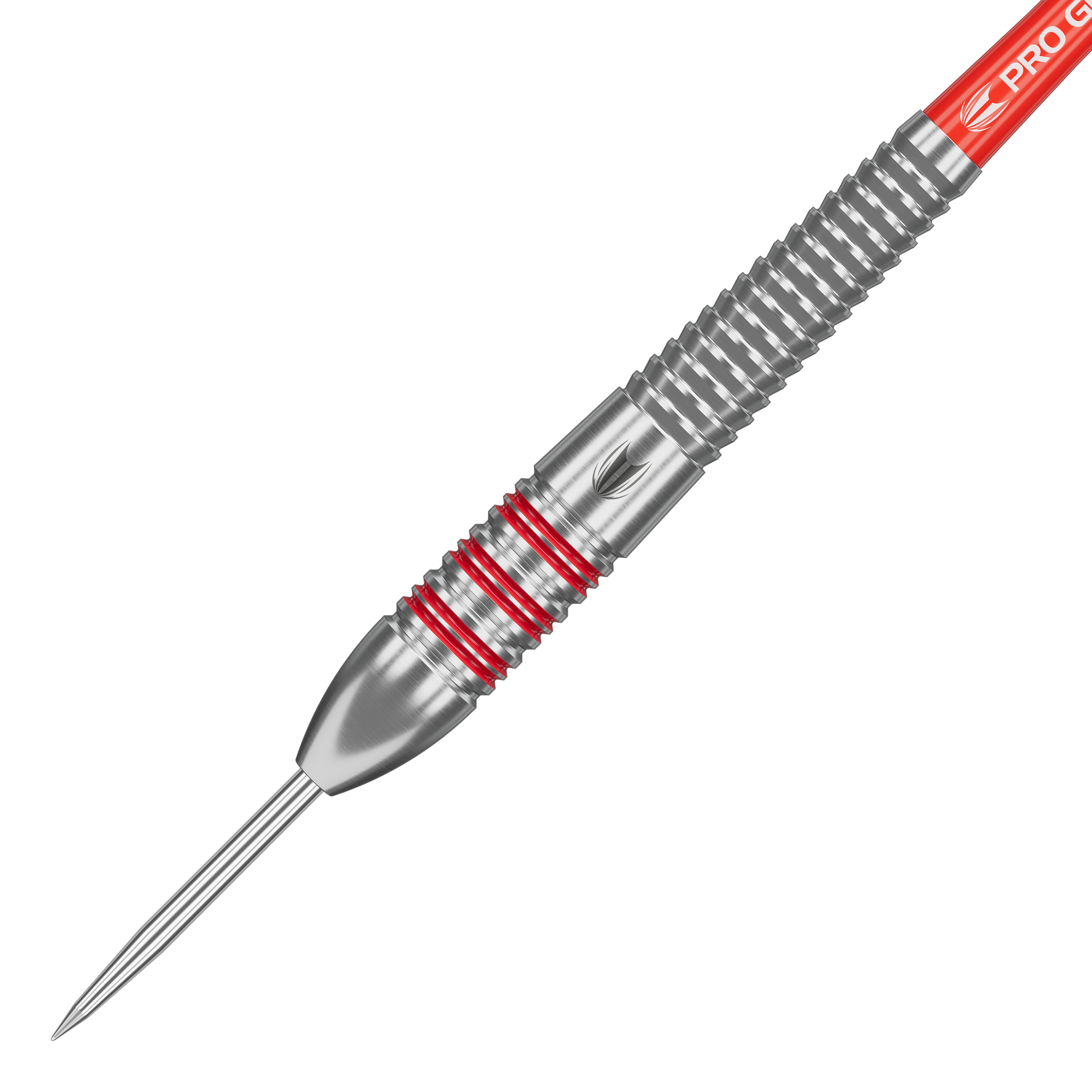 Hier sind die Target Nathan Aspinall Brass Steeldarts - 22g zu sehen. Sie haben ein elegantes Design und bieten optimale Kontrolle beim Werfen.