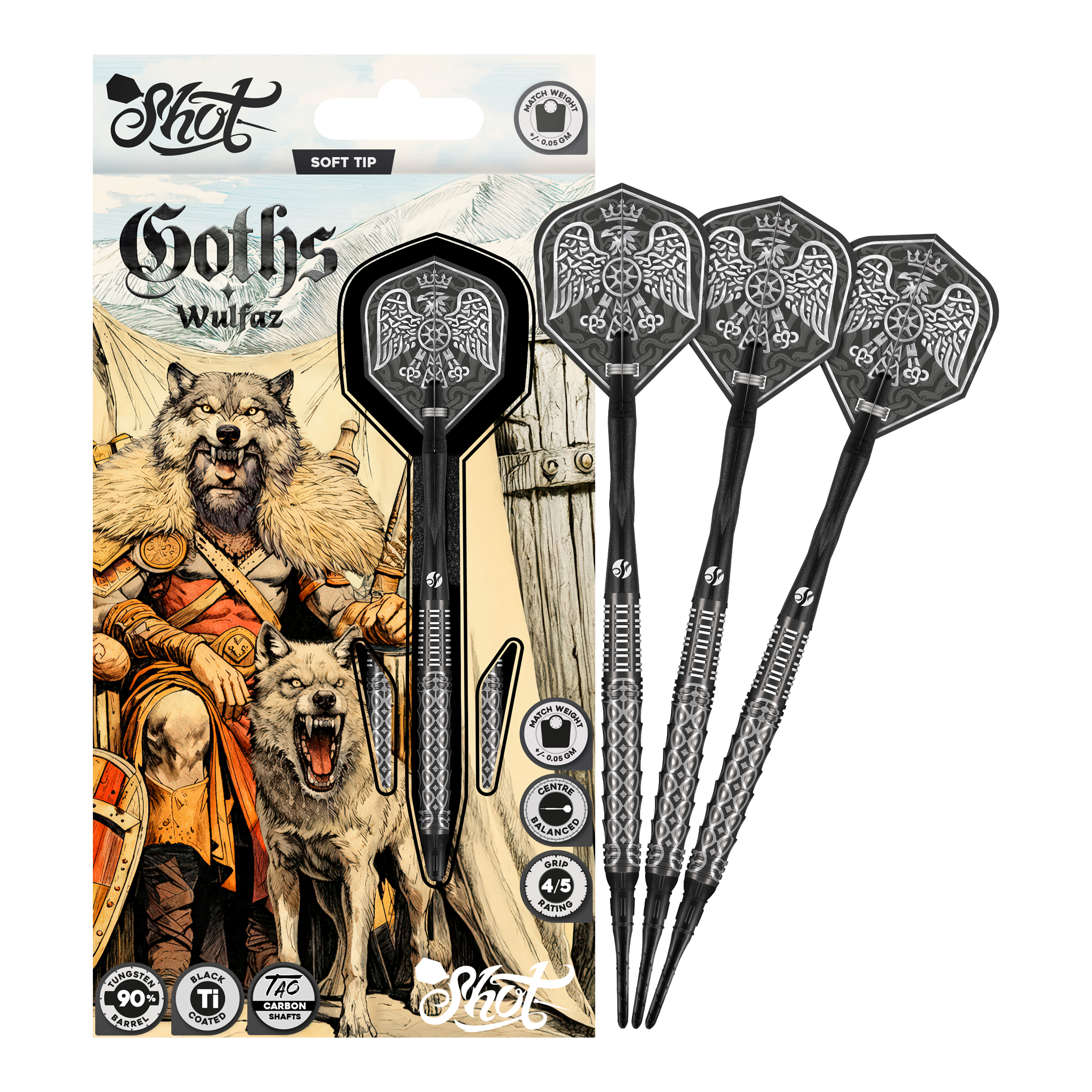 Freccette morbide Shot Goths Wulfaz - 20 g Freccette morbide Shot Goths Wulfaz - 20 g