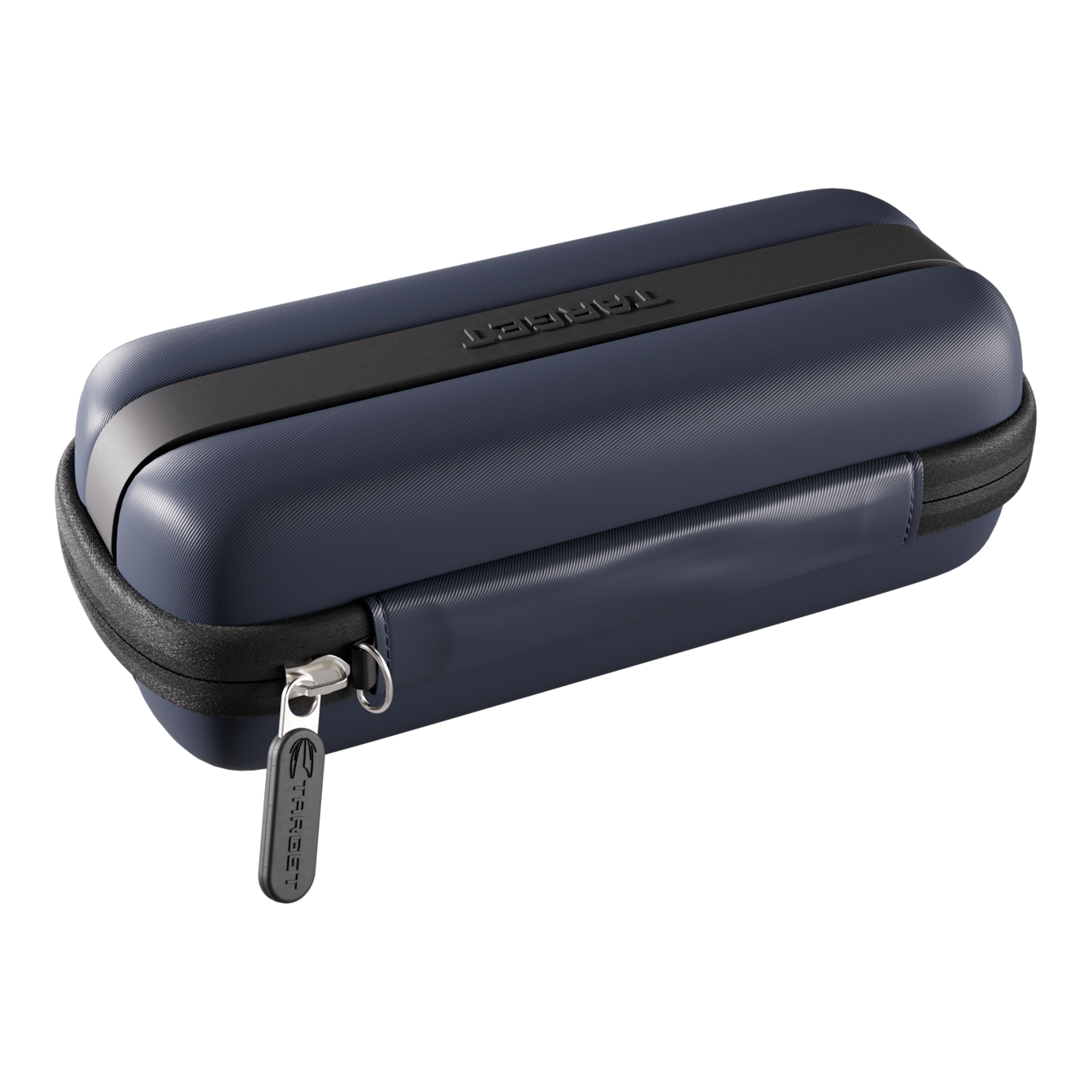 Custodia per freccette Target BOA Das Foto zeigt ein Target BOA Dartcase in Navy und Dunkelgrau. Es schützt und organisiert Dartpfeile und Zubehör.
