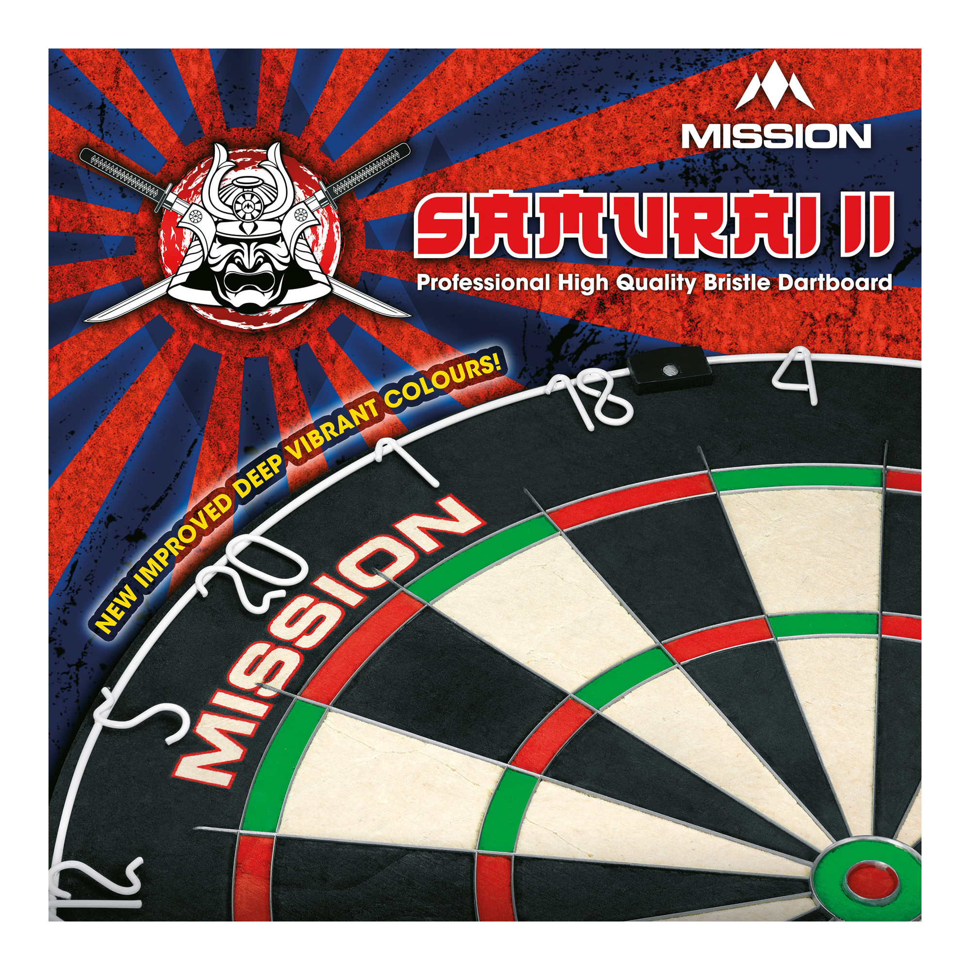 Mission Samurai 2 Steeldartboard