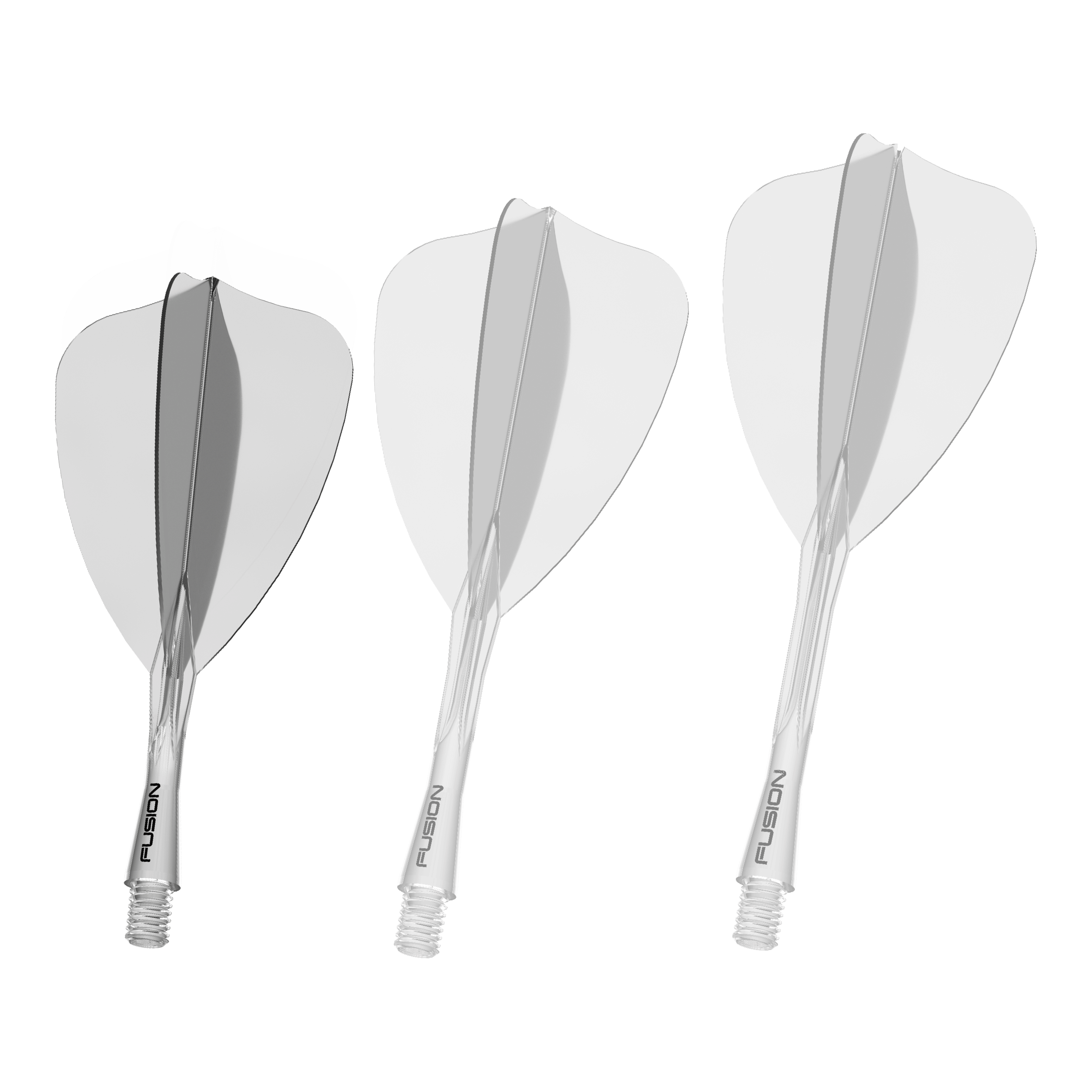 Winmau Fusion Flight Shaft System Freccia Trasparente Zu sehen ist das Winmau Fusion Flight Shaft System Arrow in klarer Ausführung mit einer Länge von 22mm. Es ist speziell zum Einsatz an Dartpfeilen bestimmt.