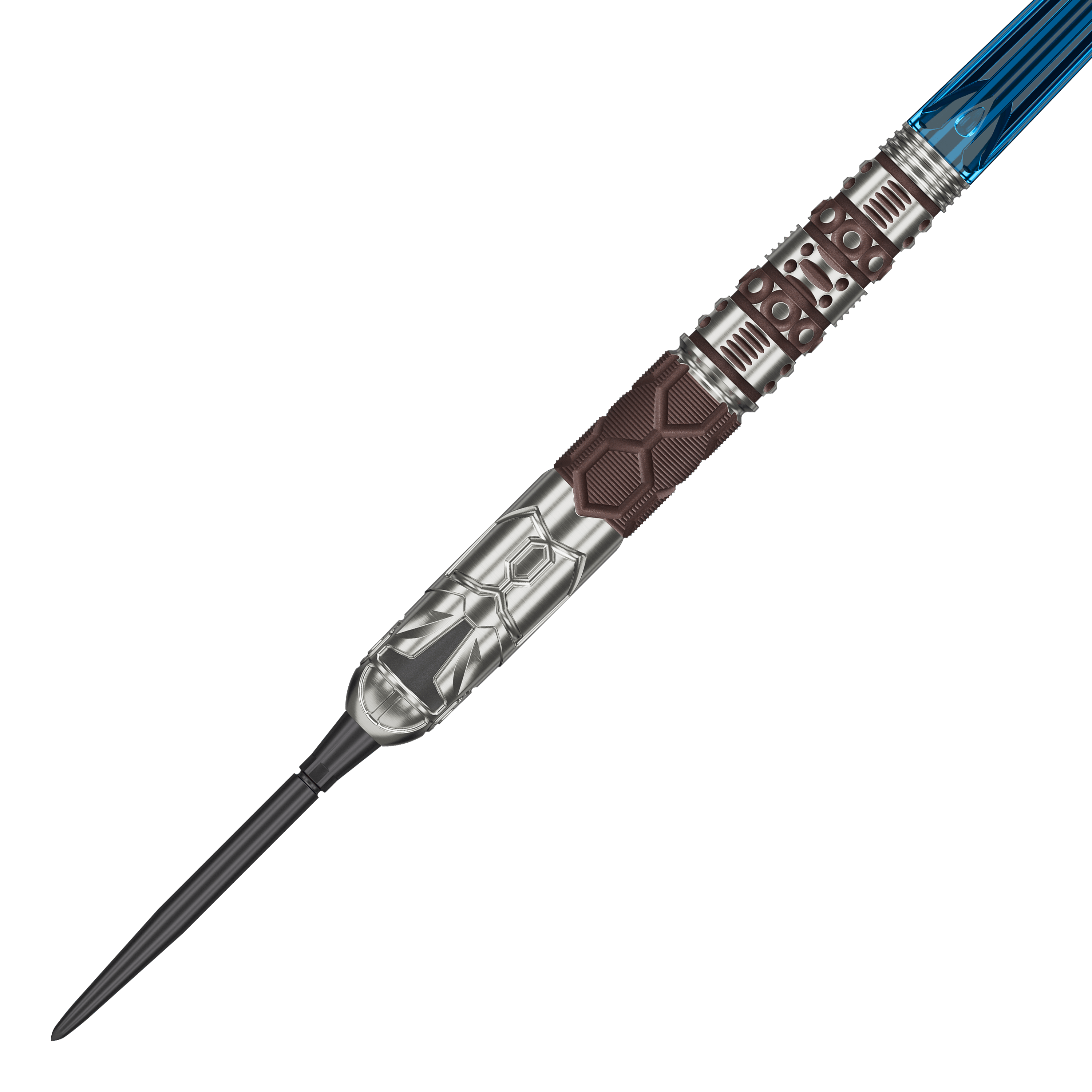 Dardi in acciaio Target Star Wars Mandalorian 95 Swiss Point Zu sehen sind die Target Star Wars Mandalorian 95 Swiss Point Steeldarts. Die Darts zeichnen sich durch ihr modernes Star Wars Design aus.