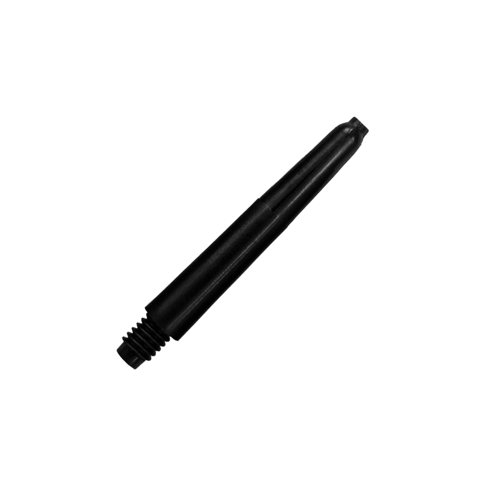 566_Nylon_Shafts_Schwarz_35mm_2 Das Bild zeigt einen schwarzen Nylon Shaft. Er hat ein schlichtes und glattes Design.