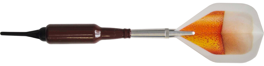 Freccette morbide McDart Prost Beer Bottle con 100 punte morbide - 16,5 g