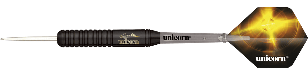 Freccette in acciaio Unicorn Black Brass Gary Anderson V2