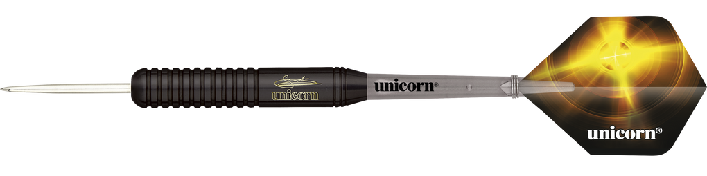 Freccette in acciaio Unicorn Black Brass Gary Anderson V2