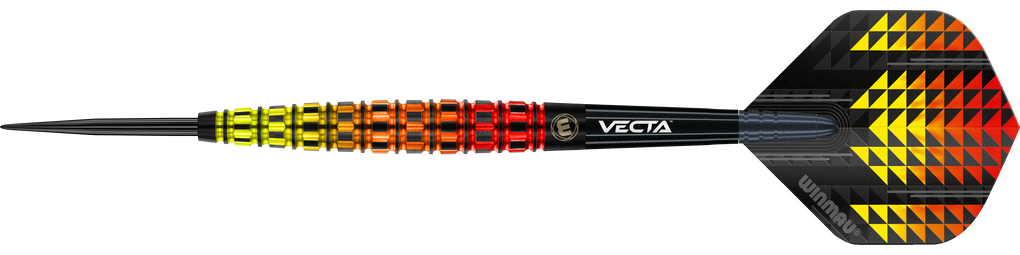 Dardi in acciaio affusolati Winmau Firestorm Flame