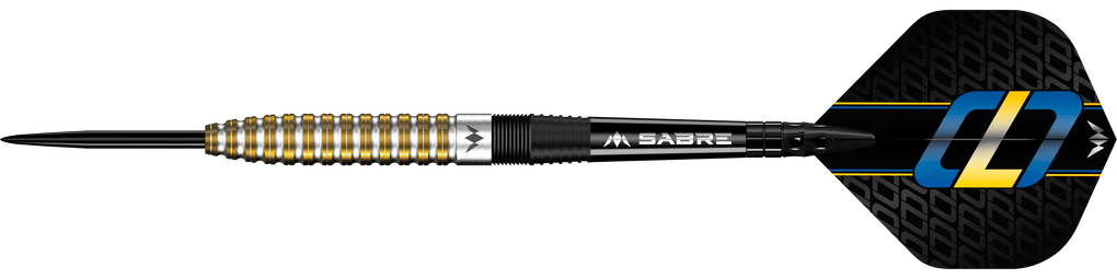 Freccette in acciaio Mission Oskar Lukasiak PVD oro nero - 22 g