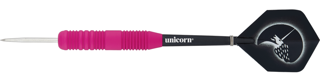 Freccette Unicorn Core Plus in acciaio rosa gommato