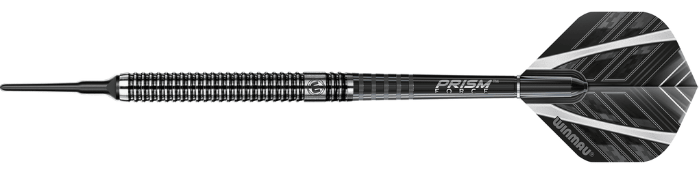Winmau Blackout Dardi morbidi in tungsteno