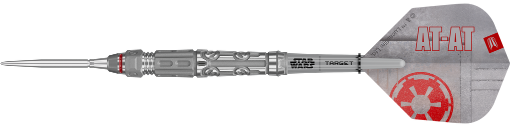 Dardi in acciaio Swiss Point a punta, bersaglio Star Wars AT-AT