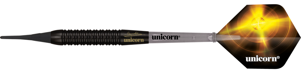 Unicorn World Champion Gary Anderson Freccette morbide in ottone nero - 19 g