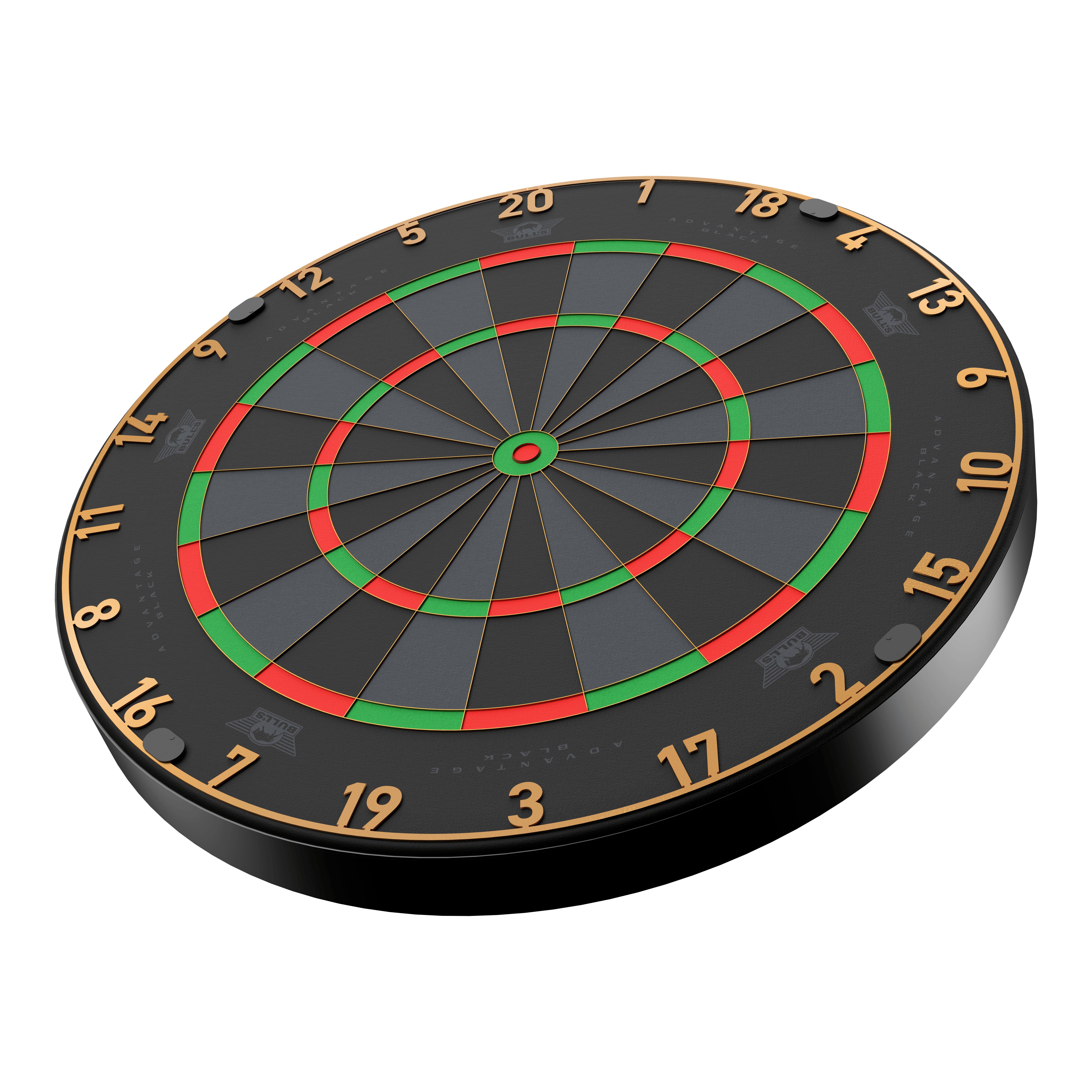 Bersaglio per freccette in acciaio Bulls NL Advantage Black Edition Dieses Bild zeigt das BullsNL Advantage Black Edition Steeldartboard. Es handelt sich um eine zusätzliche Produktdarstellung.