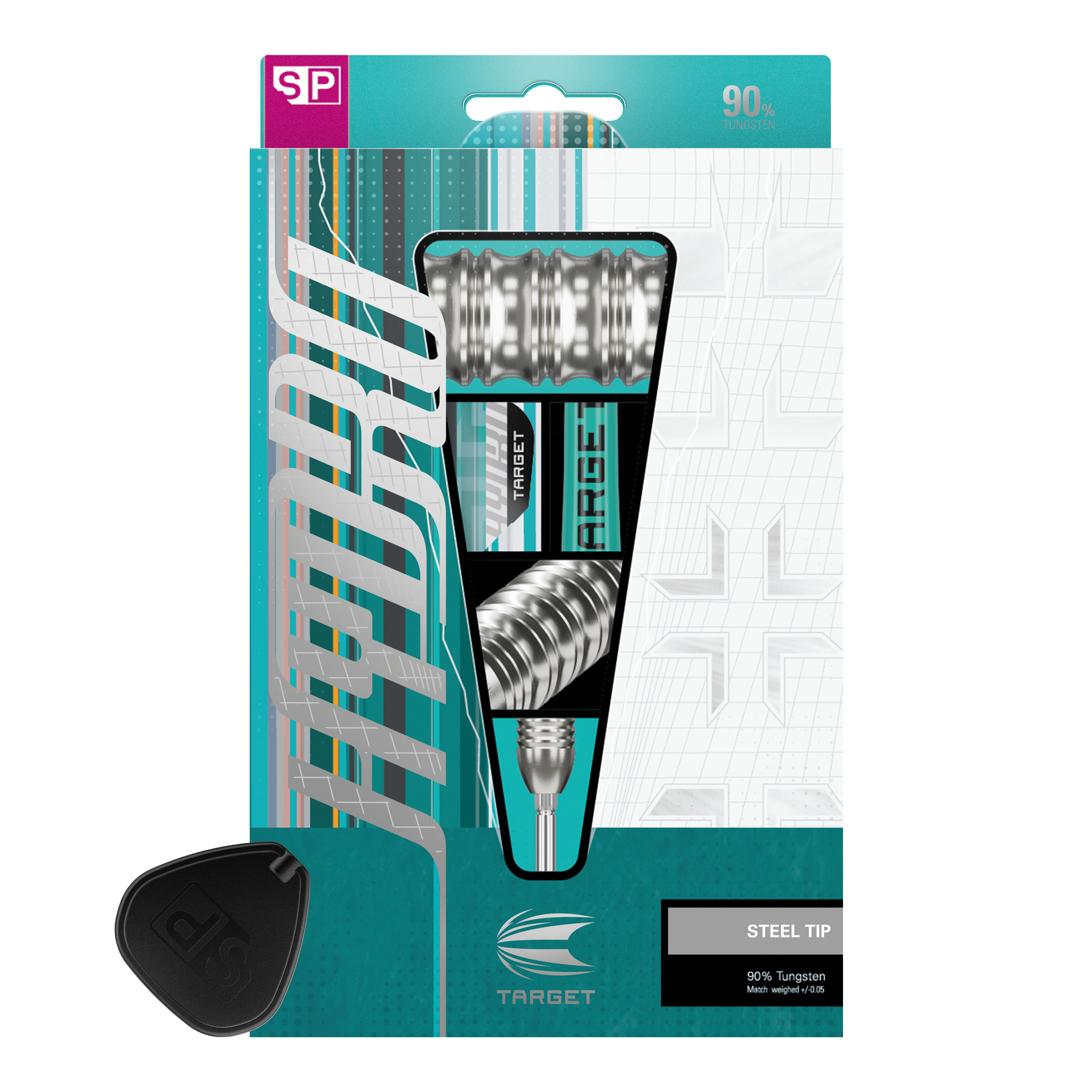 Freccette in acciaio Target Hydro 03 Swiss Point Dieses Bild zeigt die Target Hydro 03 Swiss Point Steeldarts. Die Darts sind modern gestaltet und für Dartspieler geeignet.