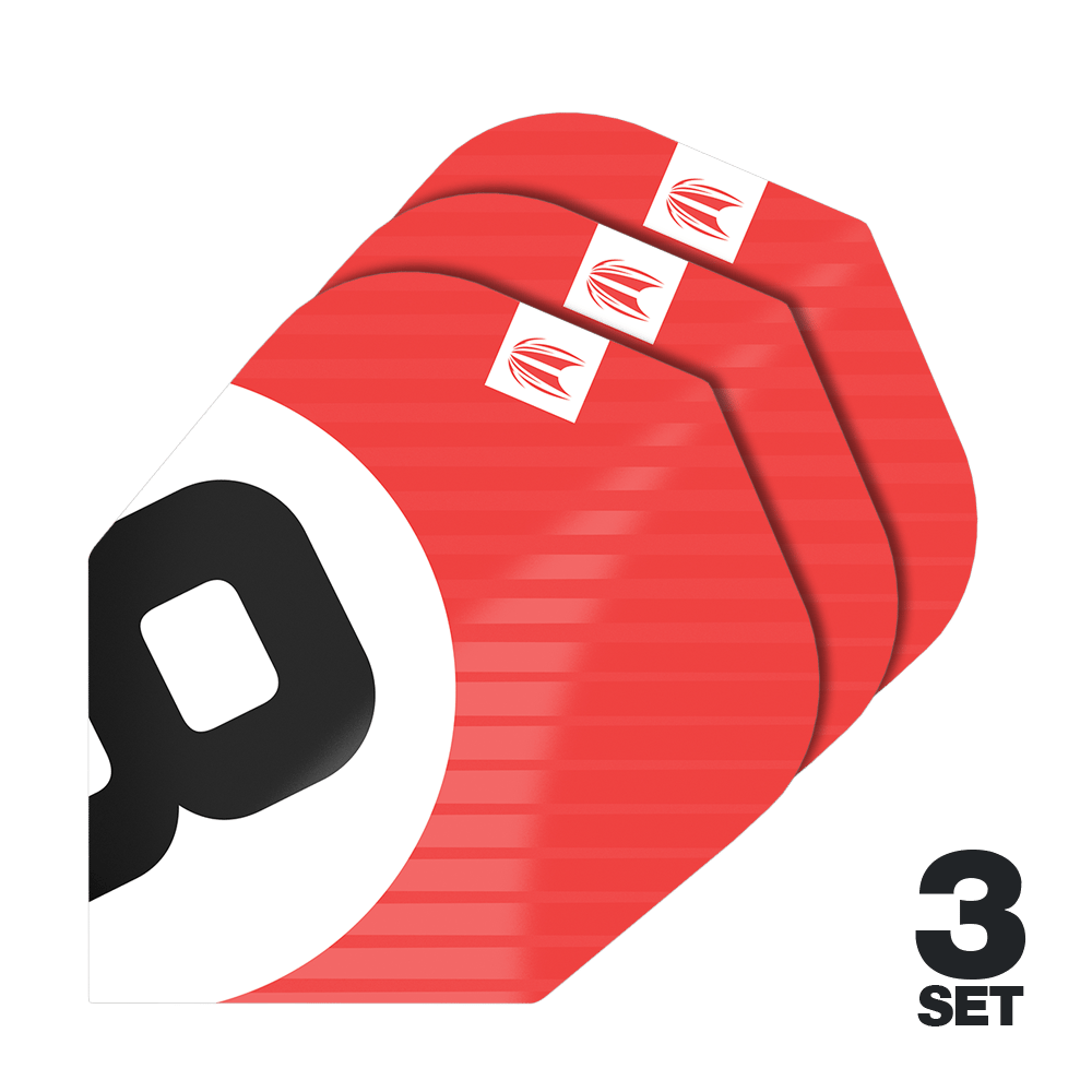 Alette Target Pro Ultra Chicane Red No6 - 3 set
