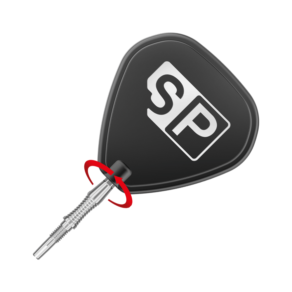 Punte per freccette Target Swiss Point Signature RST - Argento Target Swiss Point Dartspitzen Signature RST - Silber ist auf dem Bild zu sehen. Es handelt sich um silberne Dartspitzen für Swiss Point-Systeme.