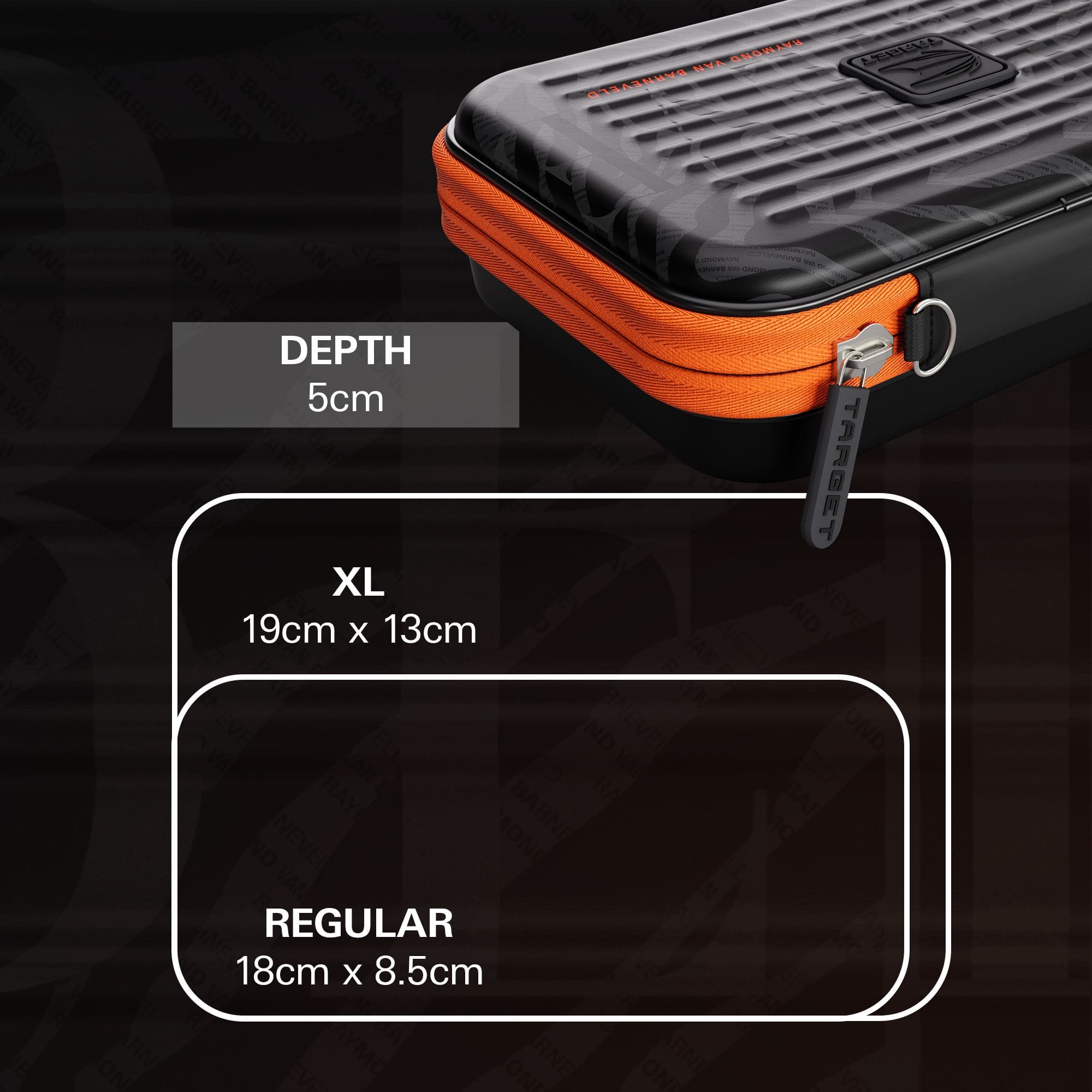 Custodia per freccette Takoma XL Ghost Series Raymond Van Barneveld Hier ist das Takoma XL Ghost Series Raymond Van Barneveld Dartcase abgebildet. Diese Darttasche trägt das Design des bekannten Dartspielers Raymond Van Barneveld.