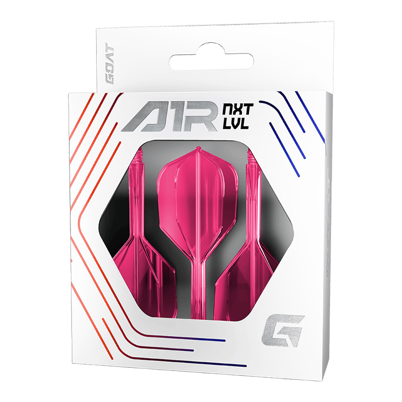 Sistema di alberi di volo GOAT A1R No6 - Rosa neon Das Bild zeigt das GOAT A1R No6 Flight-Shaft-System in Neon Pink. Es ist ein moderner Flight-Shaft für Darts.