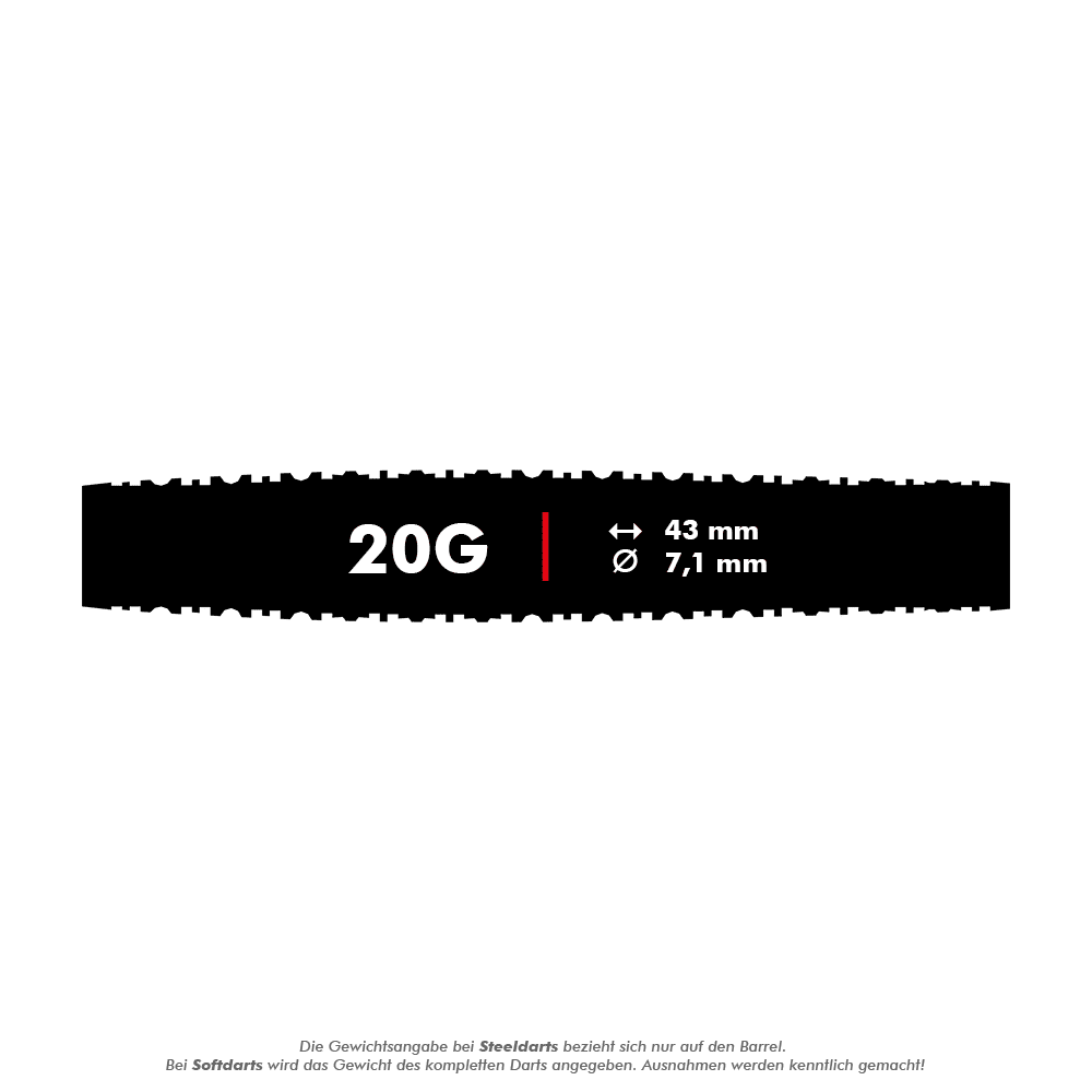 Freccette morbide Shot ZEN Missile - 20 g