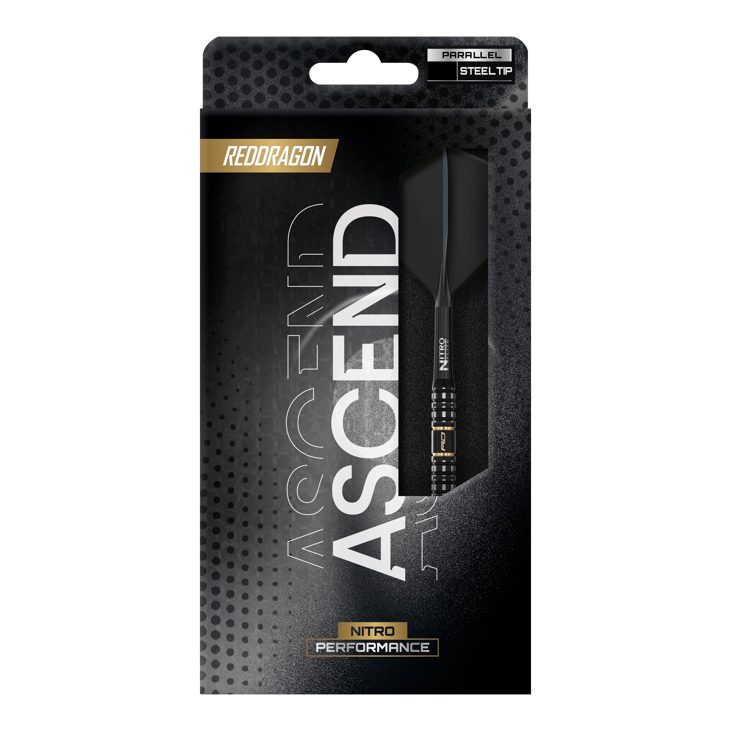 Red Dragon Ascend Parallel Steeldarts Dieses Bild zeigt die Red Dragon Ascend Parallel Steeldarts. Die Steeldarts haben ein modernes Design und sind für Präzision beim Dartspiel gemacht.