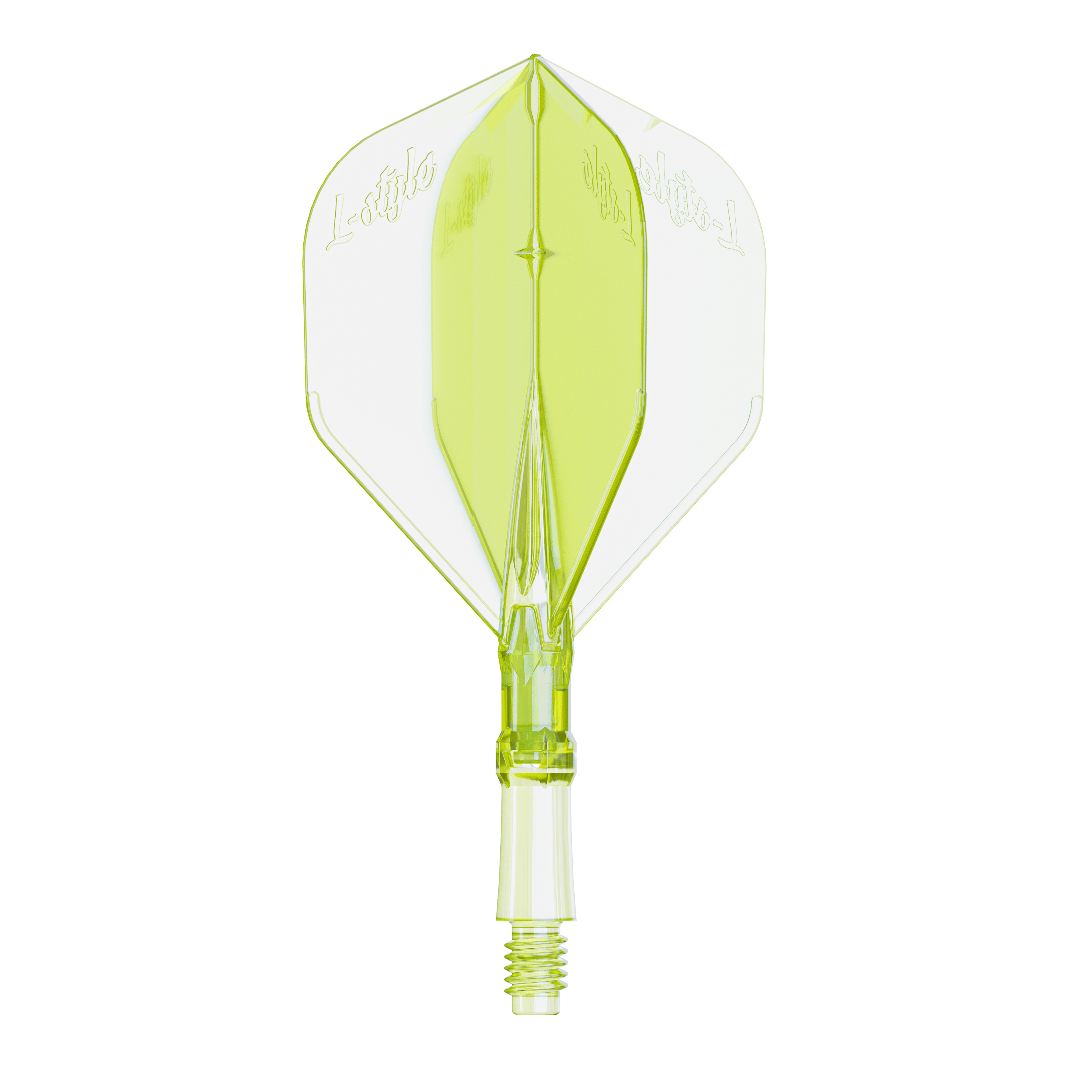 Voli L-Style L-Sytem - Giallo neon Kleine Dart-Flights in auffälligem Neongelb, vermutlich für das L-System. Diese Flights bieten eine auffällige Farbalternative für Darts.