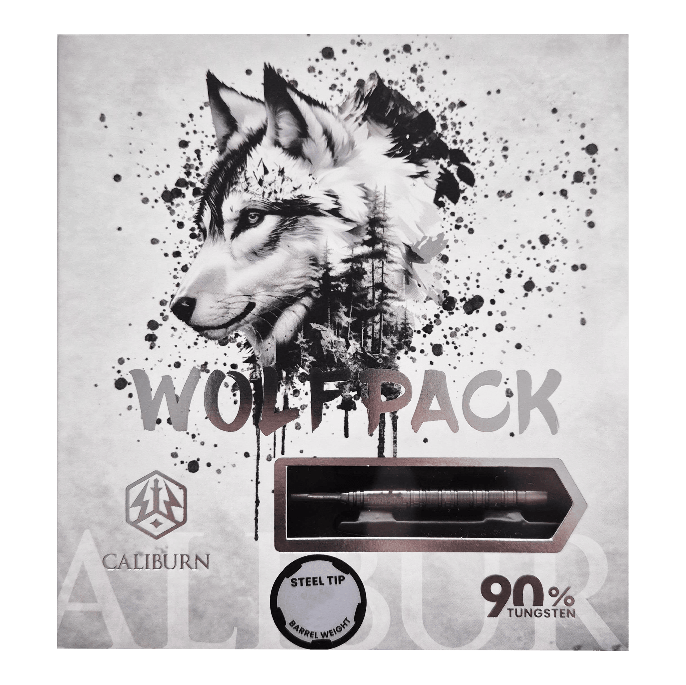 Freccette in acciaio Caliburn Wolfpack W7 - 21 g Abgebildet ist das Produkt Caliburn Wolfpack W7 Steeldarts - 21g. Dieses Set besteht aus hochwertigen Steeldarts mit 21 Gramm Gewicht.