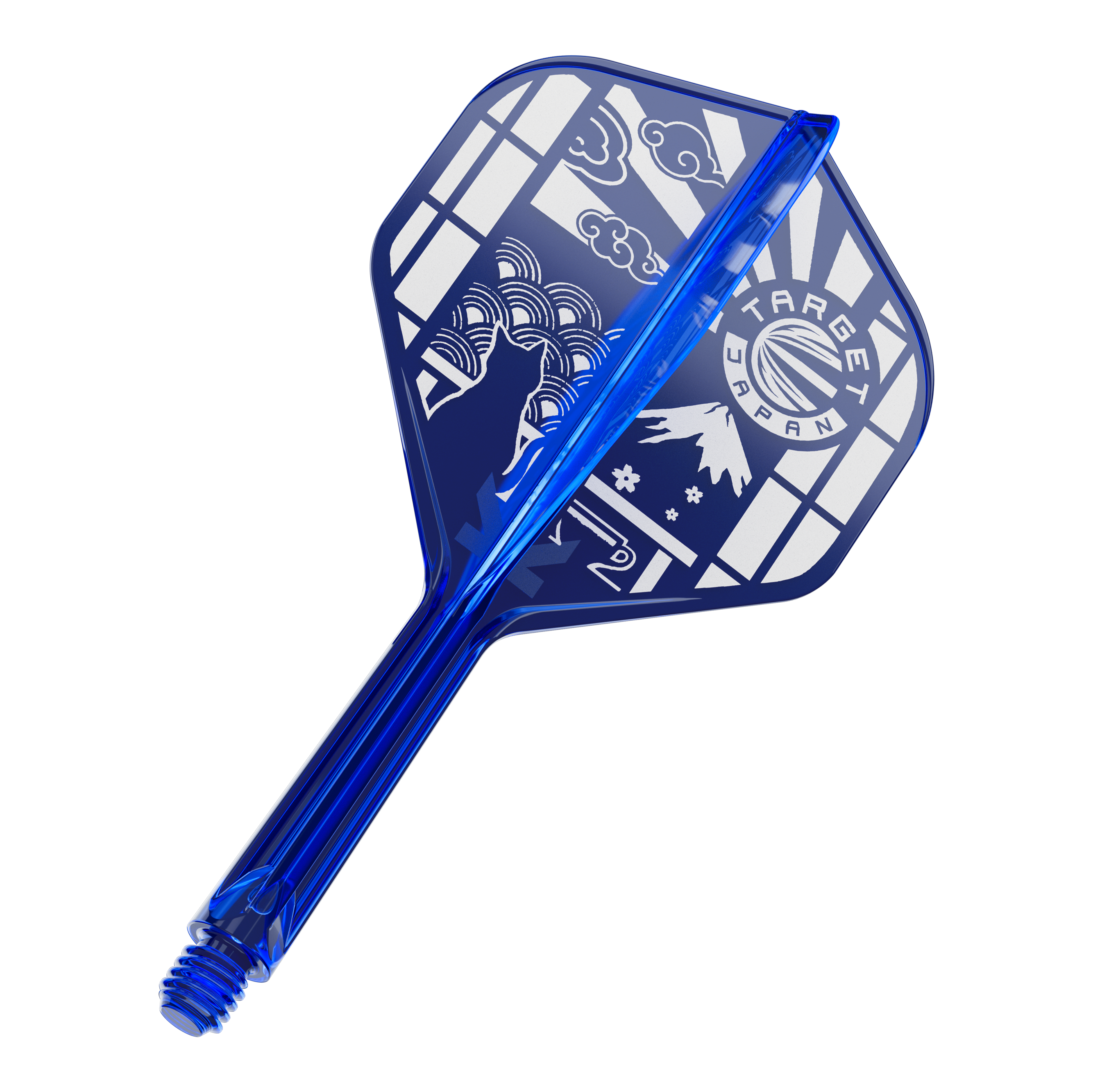 Ein Produktbild von Target Japan K-Flex Blue Limited No2 Flights 26mm ist zu sehen. Das Produkt ist in blauer Farbe gestaltet.