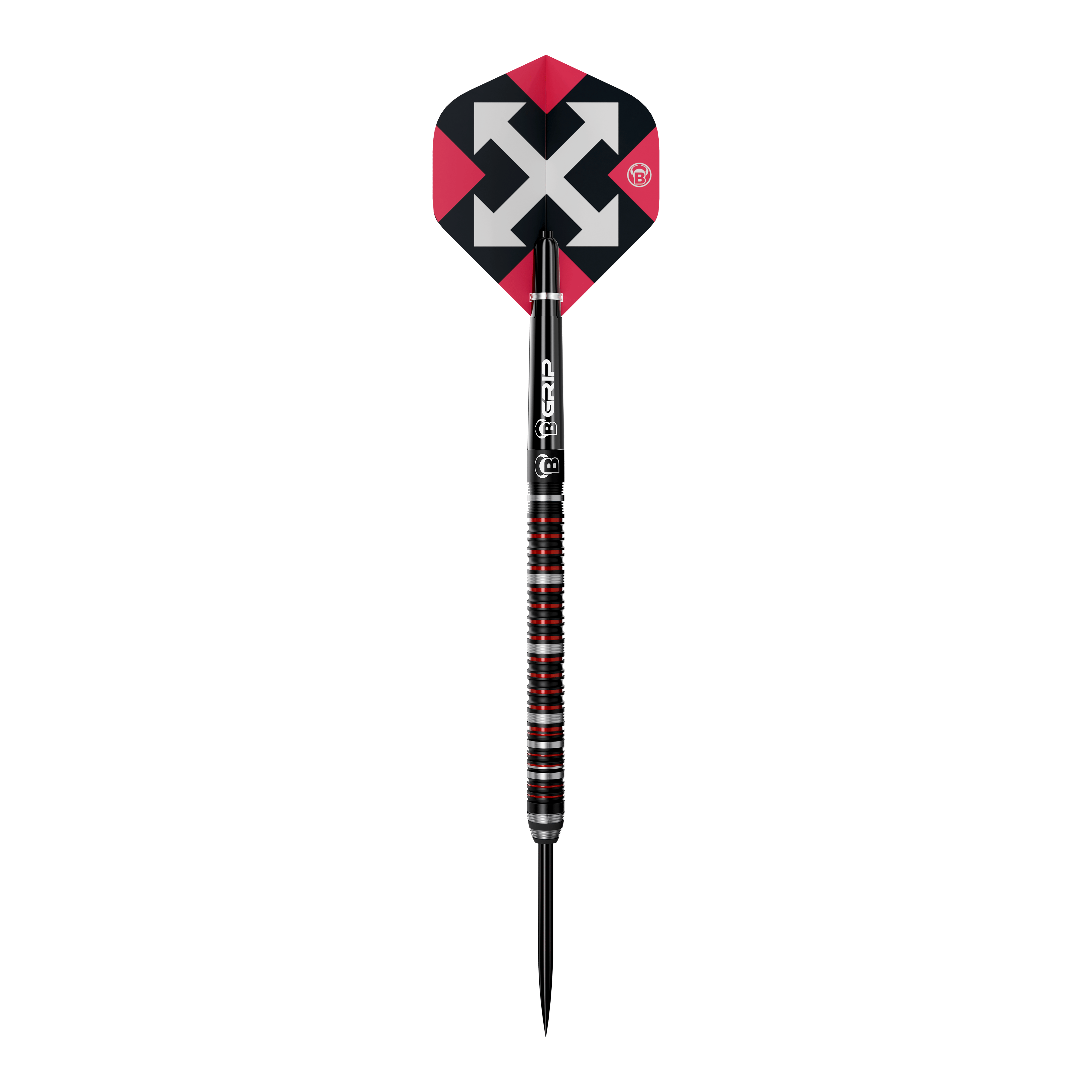 Zu sehen sind die Bulls Sixty S2 Steeldarts. Die Darts zeichnen sich durch ihr sportliches Design und ihre hochwertige Verarbeitung aus.