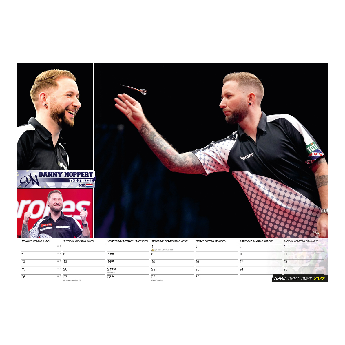 Darts Kalender 2027