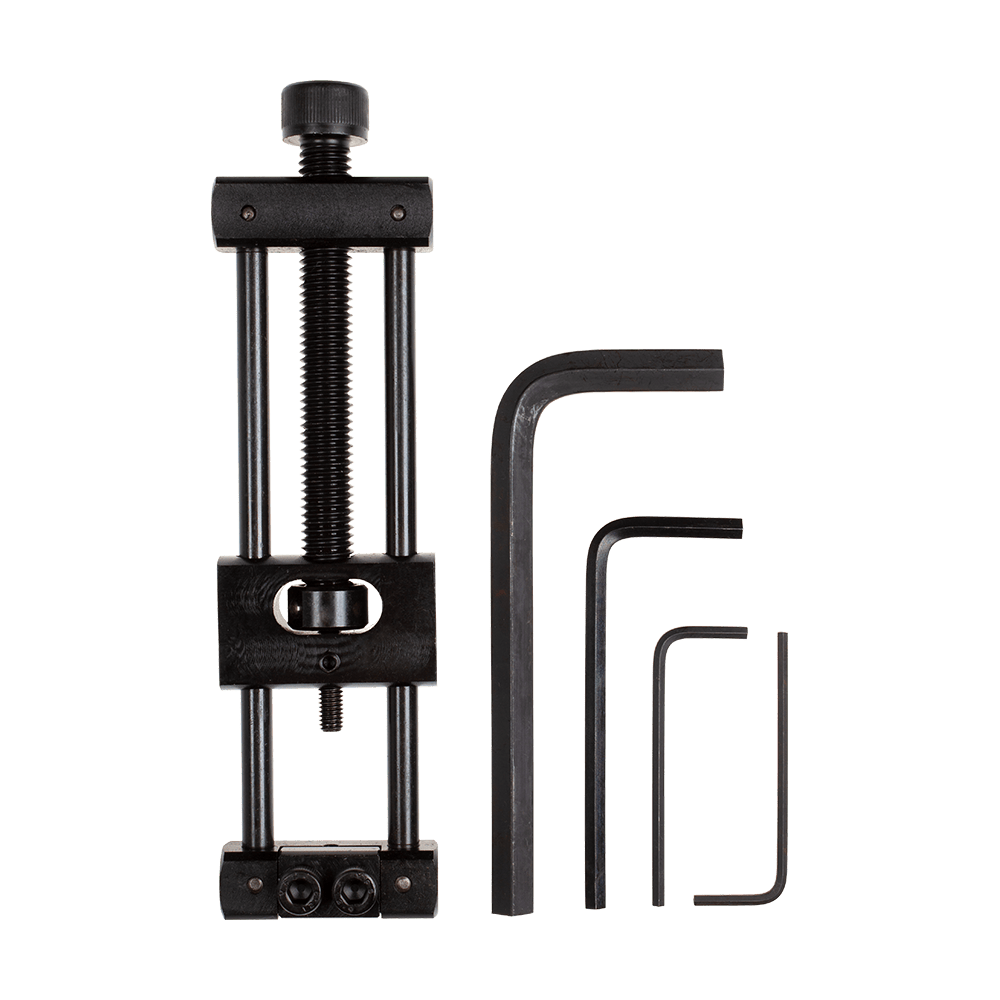 Designa Dart Repointer Black Pro Edition - Cambia punta Zu sehen ist der Designa Dart Repointer Black Pro Edition - Spitzenwechsler. Das Gerät ermöglicht das Austauschen von Spitzen an Darts.