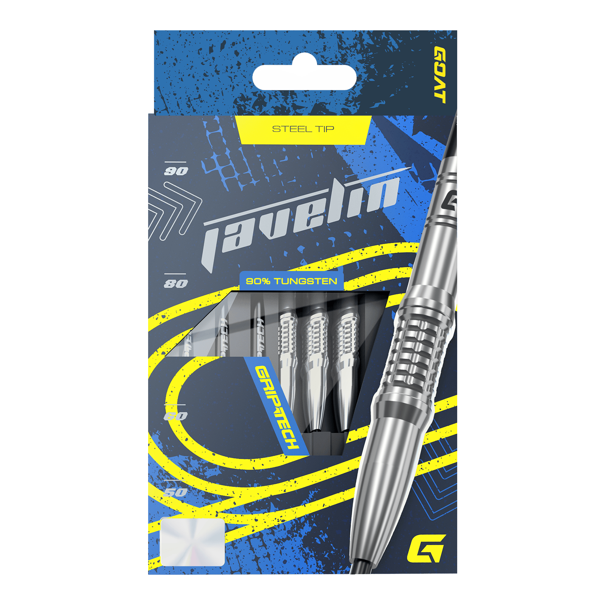Freccette in acciaio GOAT Javelin Gezeigt wird das GOAT Javelin Tungsten Steeldarts Set. Die Steeldarts sind für hohe Leistung konzipiert.