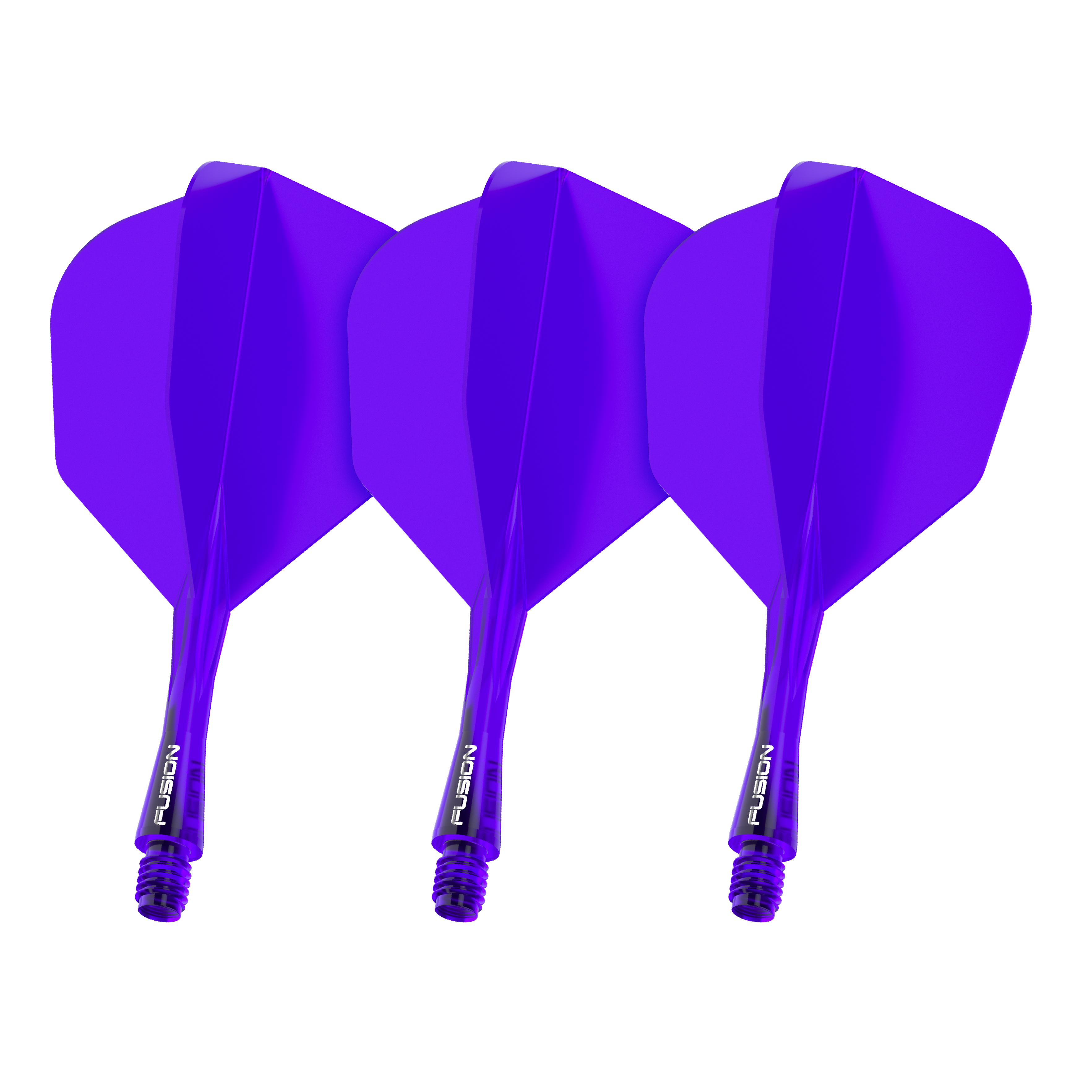 Sistema di alberi di volo a fusione Winmau n. 6 viola Zu sehen ist das Winmau Fusion Flight Shaft System No6 in Lila, 22mm, als 1 Set. Es ist ein lilafarbenes Dartzubehör zum Austausch an Dartpfeilen.