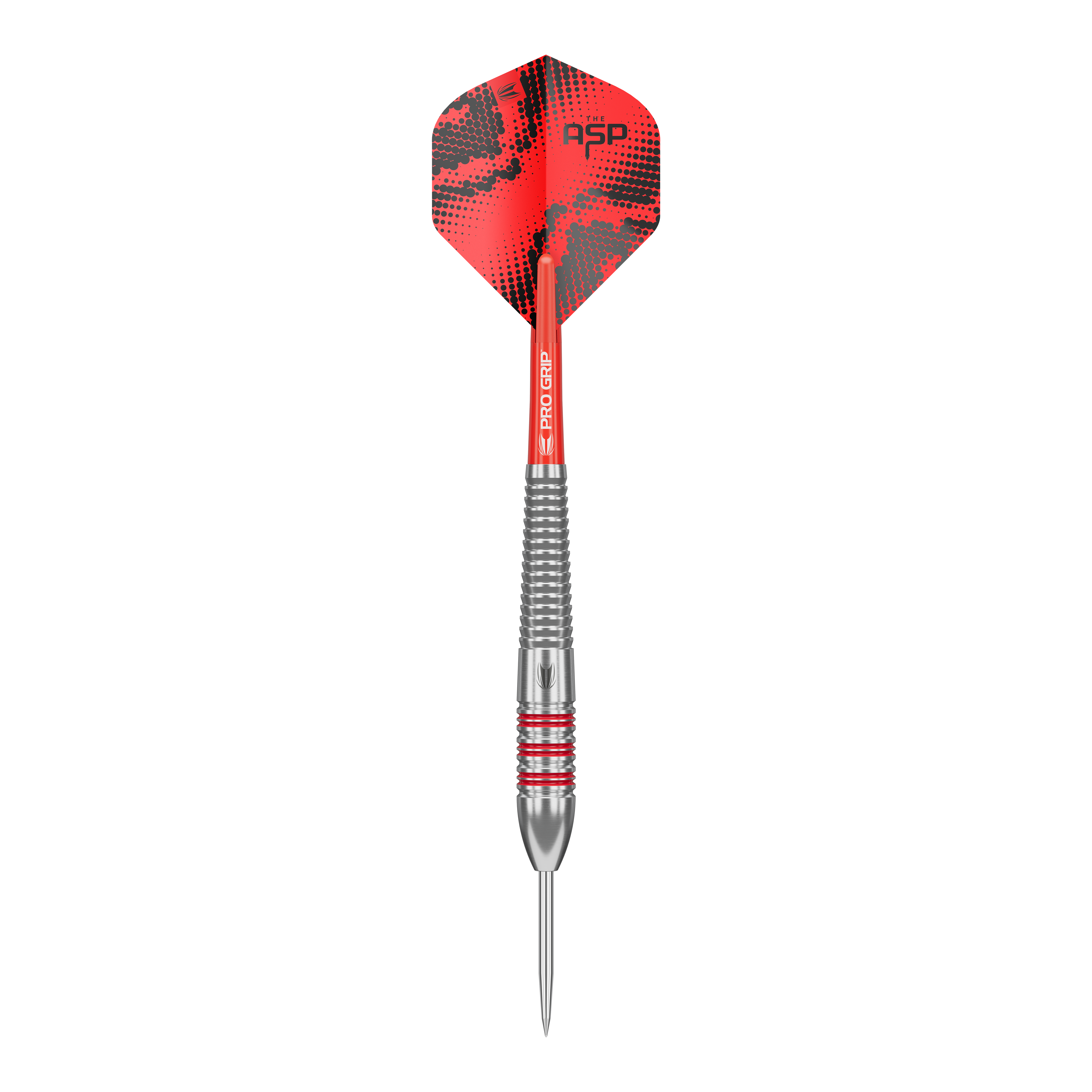 Die Abbildung zeigt Target Nathan Aspinall Brass Steeldarts - 22g. Die Darts bestehen aus Messing und sind für das Steeldartspiel geeignet.