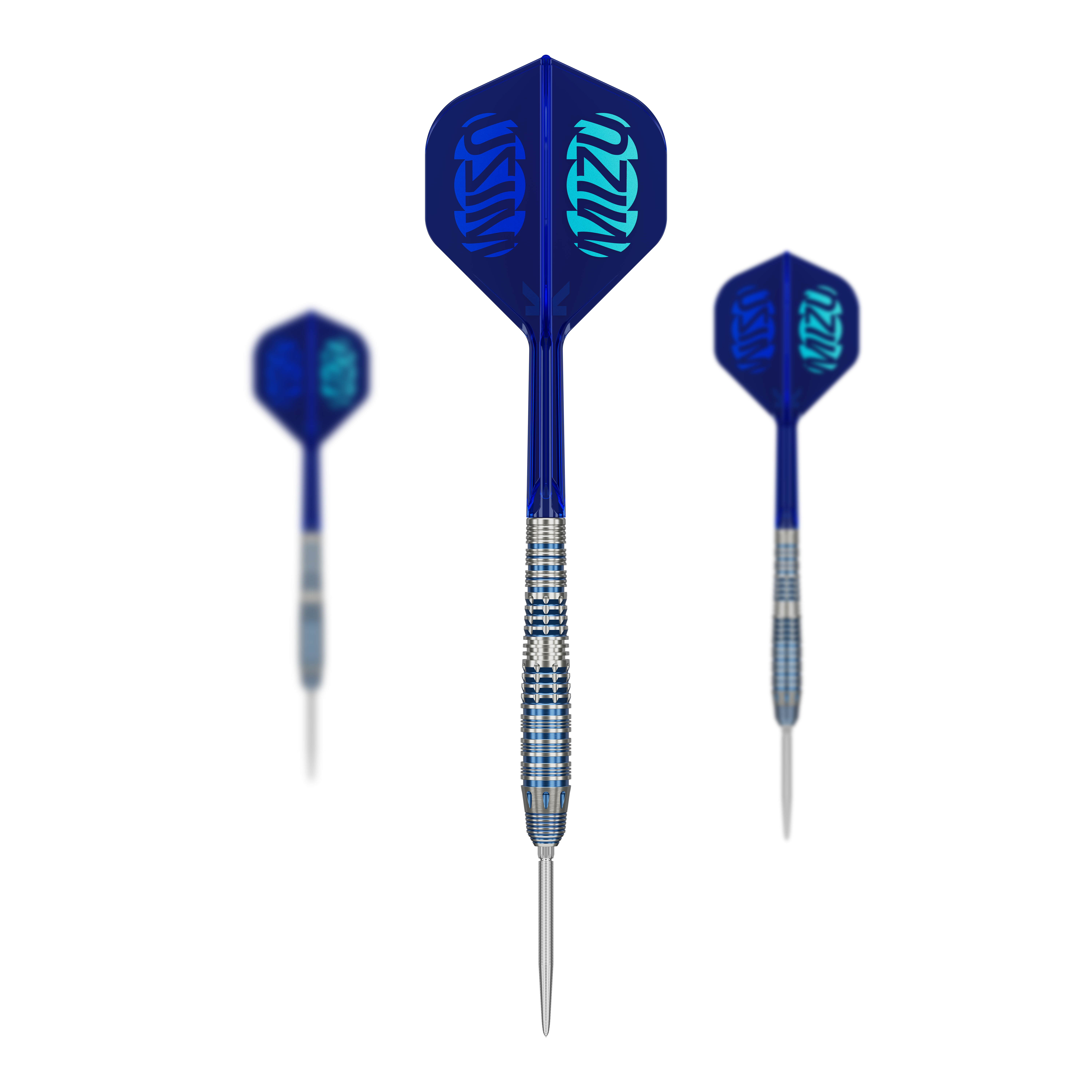 Target Japan Mizu Series 03 Freccette in acciaio Swiss Point Das Bild zeigt ein Set der Target Japan Mizu Series 03 Swiss Point Steeldarts. Dieses Set eignet sich für anspruchsvolle Dartspieler.
