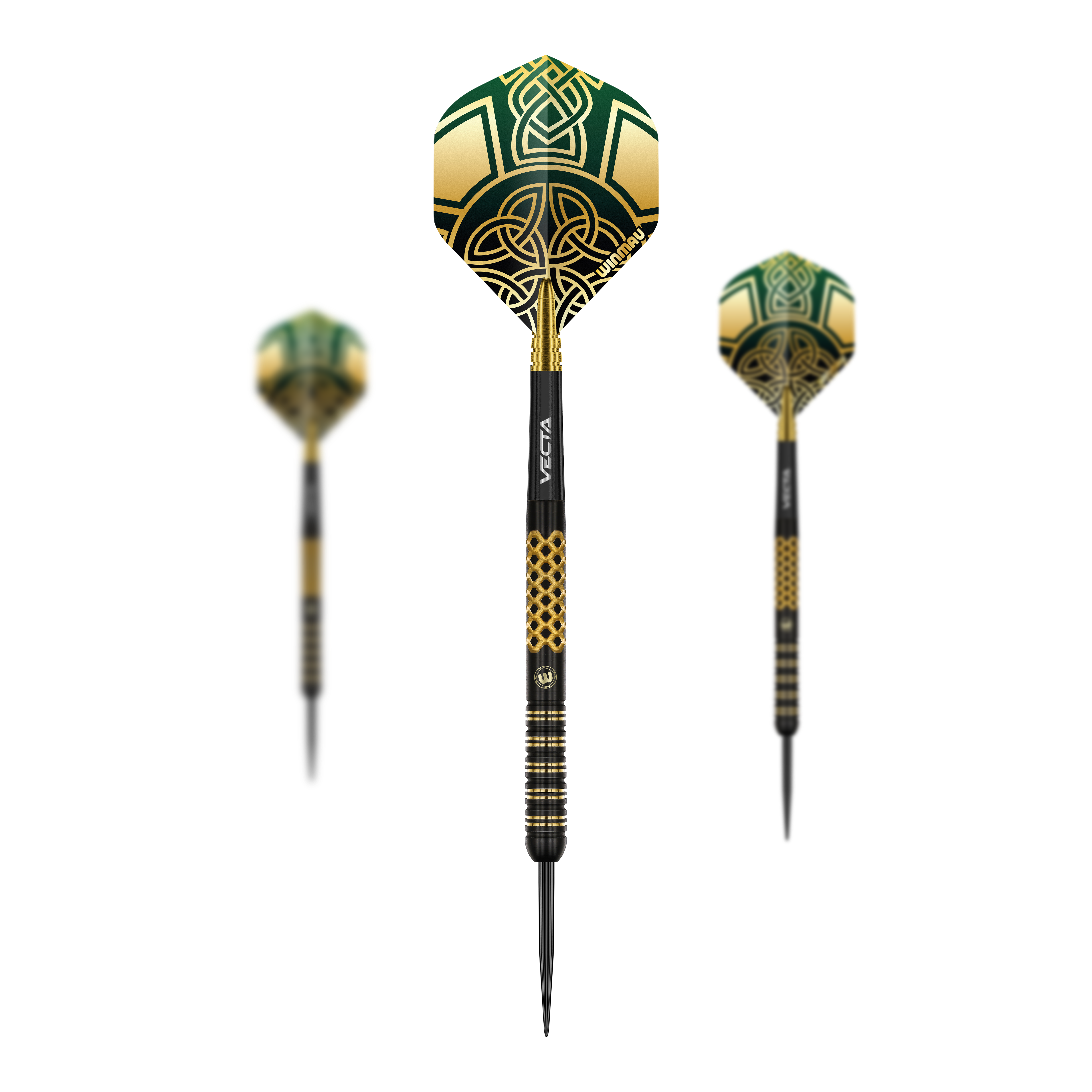 Freccette in acciaio Winmau Brendan Dolan Signature Series Das Bild zeigt die Winmau Brendan Dolan Signature Series Steeldarts. Es handelt sich um ein Set hochwertiger Steeldarts für Präzisionswurf.