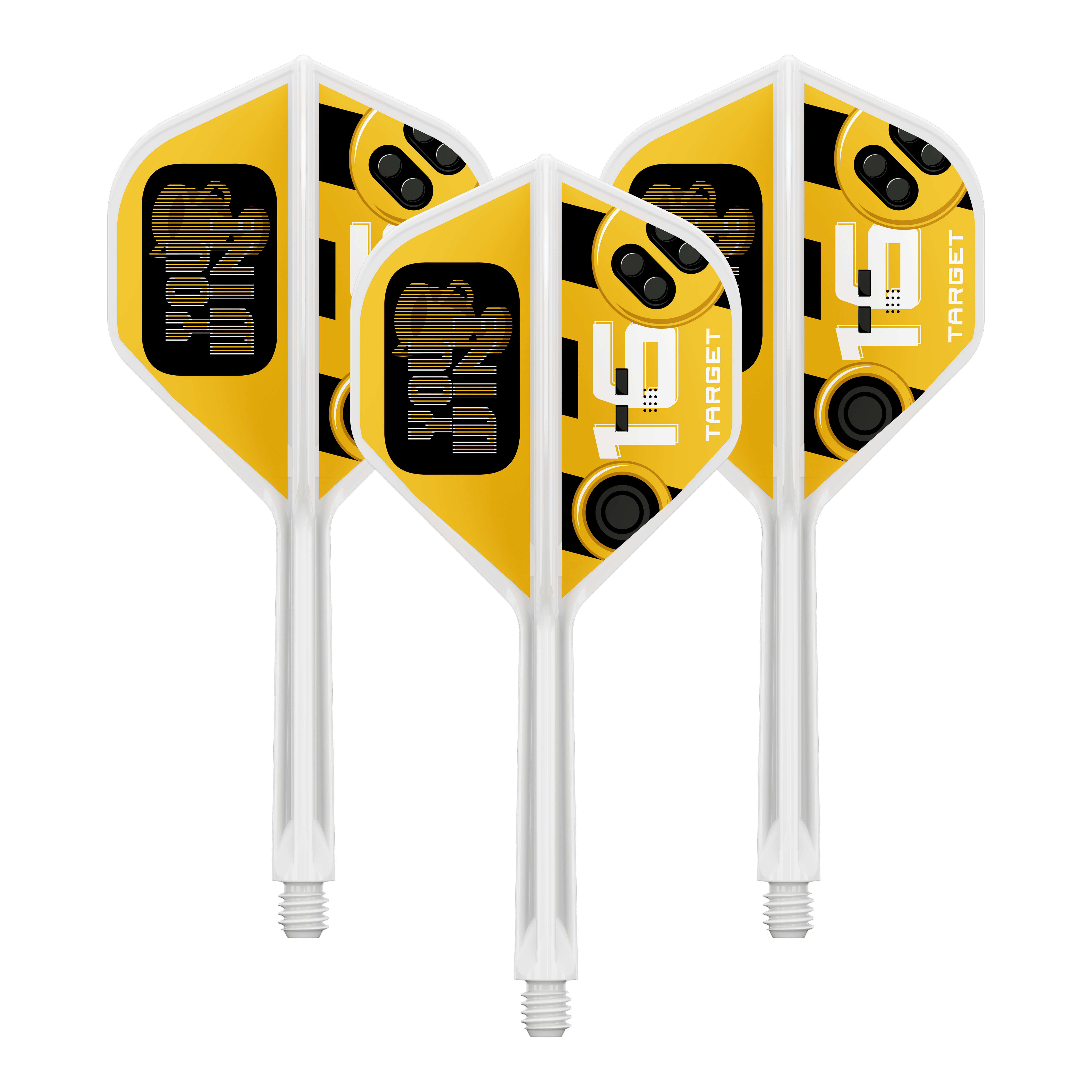 Target K-Flex Vinci il secondo volo standard Das Bild zeigt einen Artikel mit dem Dateinamen 410593_Target_K-Flex_YouWin_No2_Standard_Flights_33mm_1Set. Wahrscheinlich ist es ein Set von Dart-Flights in 33mm Größe.
