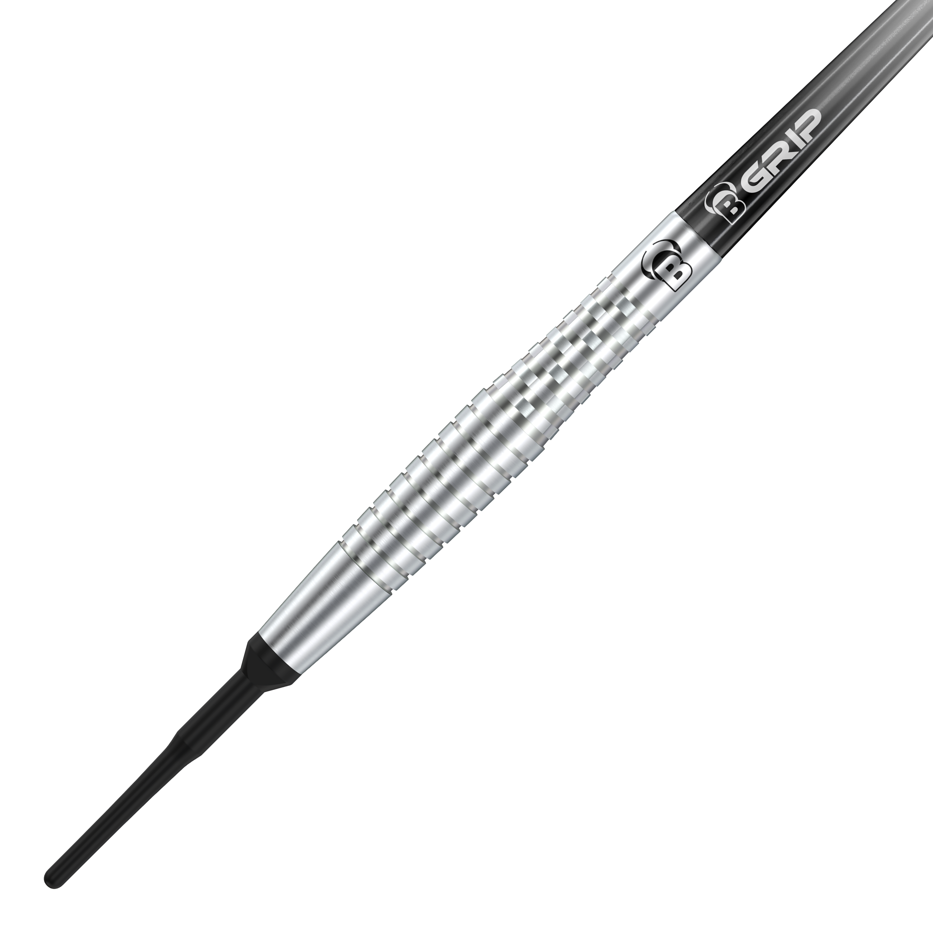 Bulls Martin Schindler Original Generation 2 freccette morbide Dieses Bild zeigt den Bulls Martin Schindler Original Generation 2 Softdart. Der Dartpfeil hat ein silbernes, geriffeltes Barrel und eine schwarze Spitze.