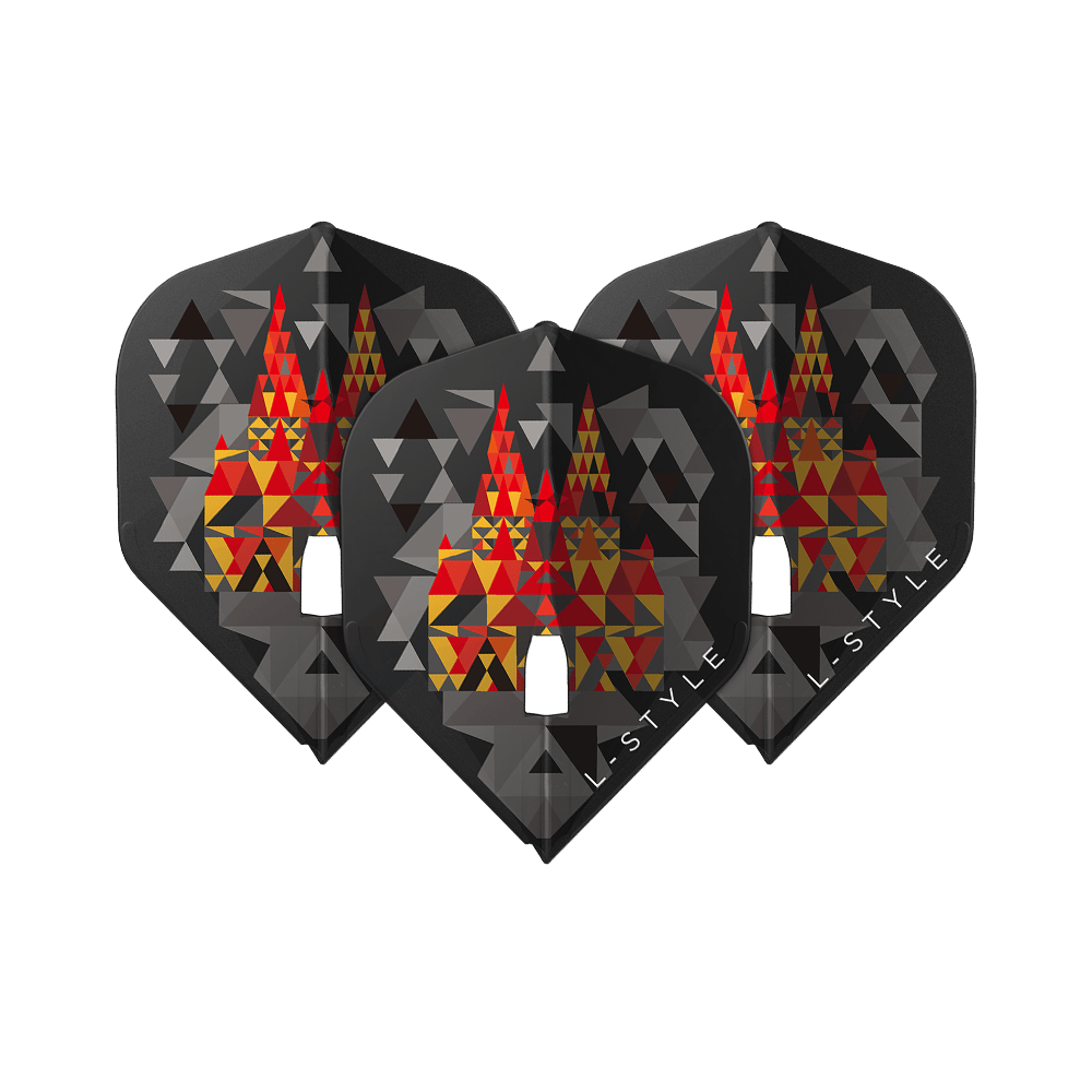 Voli L-Style Florian Hempel Signature V2 L1PRO neri Die L-Style Florian Hempel Signature V2 L1PRO Black Flights sind Dartflights in schwarzem Design. Diese Flights sind ideal für ambitionierte Dartspieler.