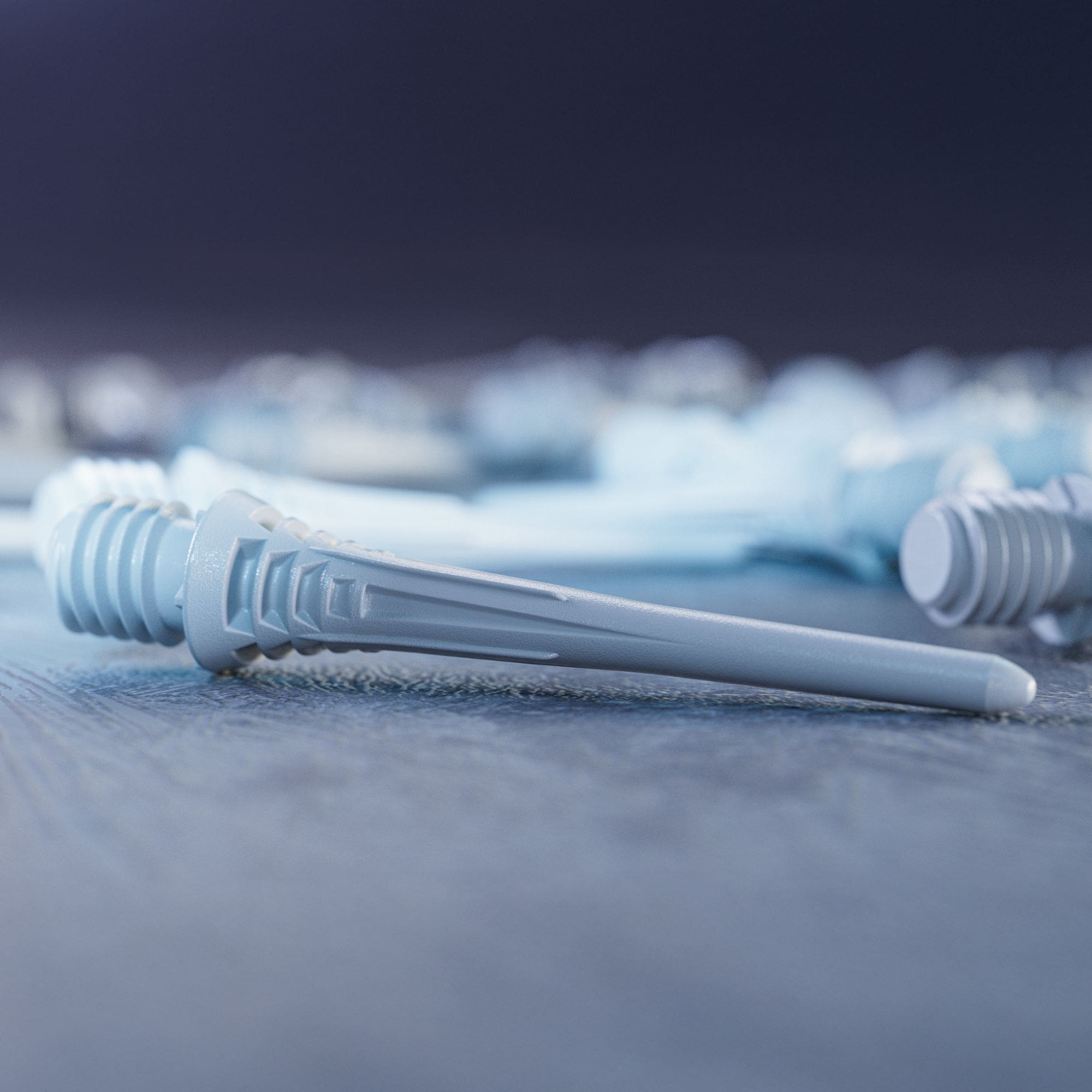 Target Cryo Soft Dart Tips Confezione da 30 - Bianco Target Cryo Softdartspitzen 30er Pack - Weiß ist fotografiert worden. Die Packung enthält mehrere weiße Softdartspitzen.