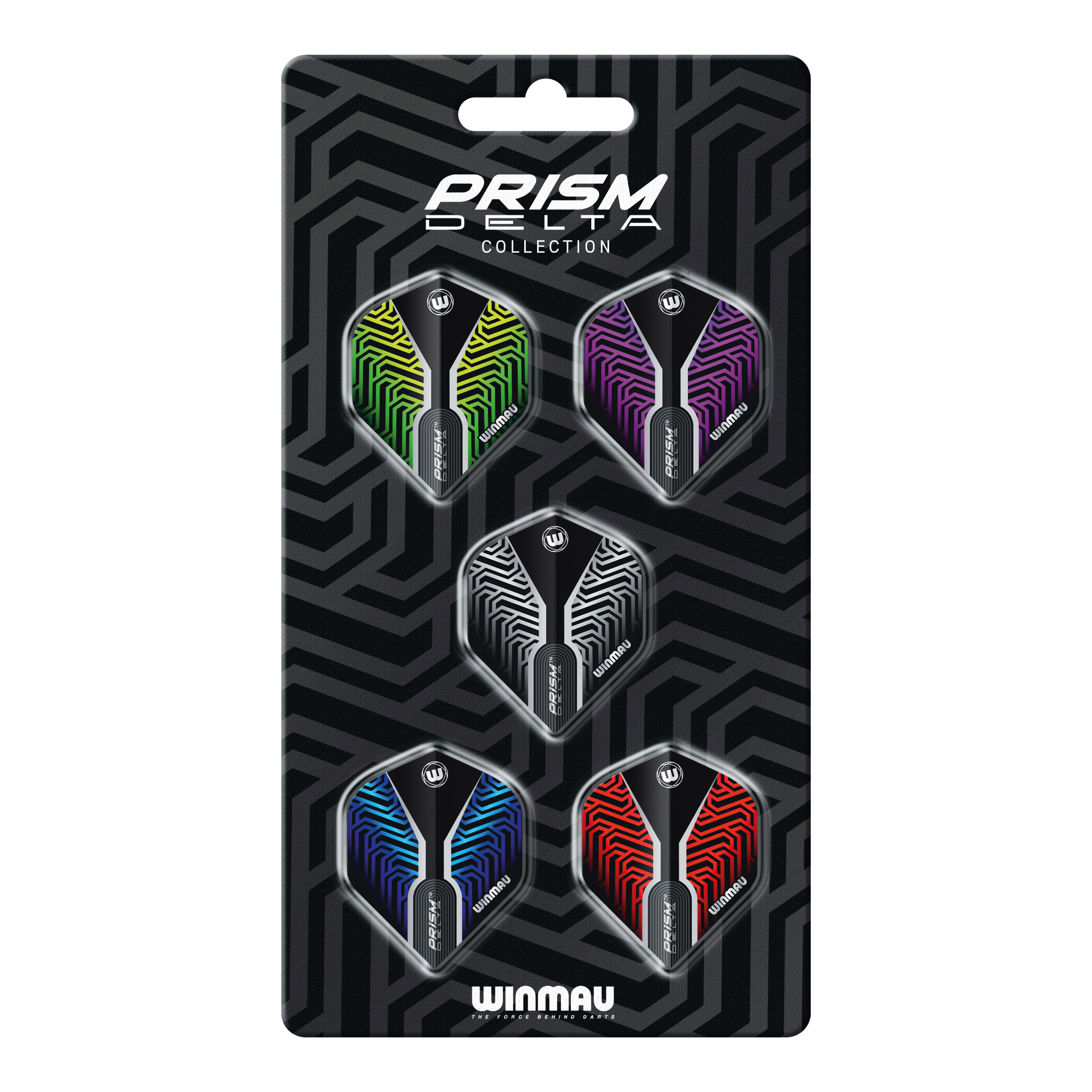 Collezione di voli standard Winmau Prism Delta No2 Zu sehen ist die Winmau Prism Delta No2 Standard Flight Collection. Diese Flights eignen sich bestens für präzise Dartspiele.