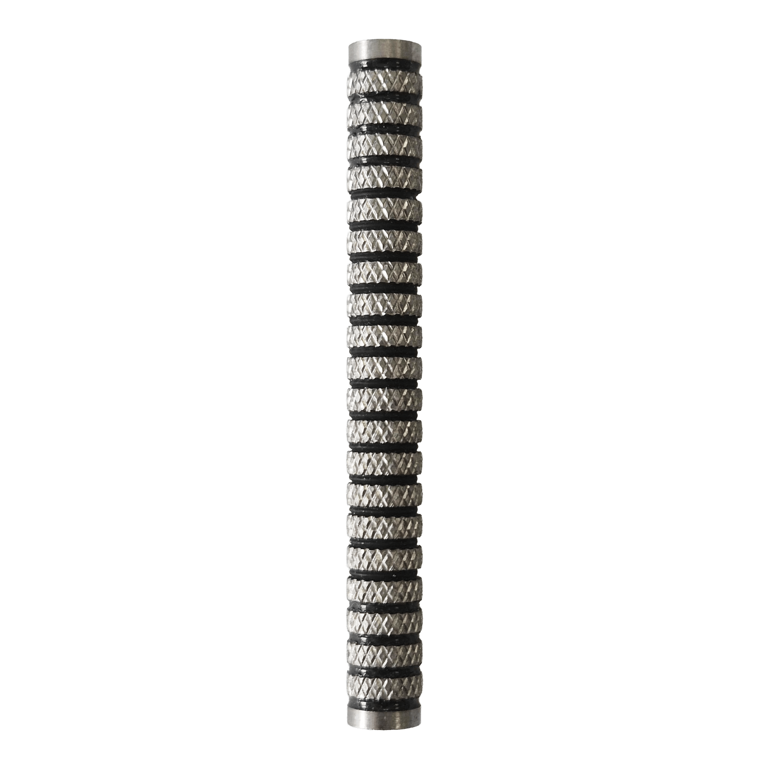 Bersagli morbidi McDart con anello nero zigrinato - 18 g Zu sehen sind die McDart Black Ring Knurled Softdart Barrels - 18g. Das Bild illustriert das Produkt mit schwarzen Rillen für einen besseren Halt.